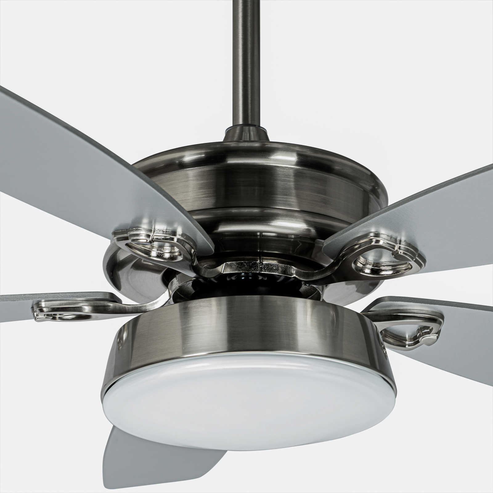 Kuvio LED Ceiling Fan Nickel - Lucande