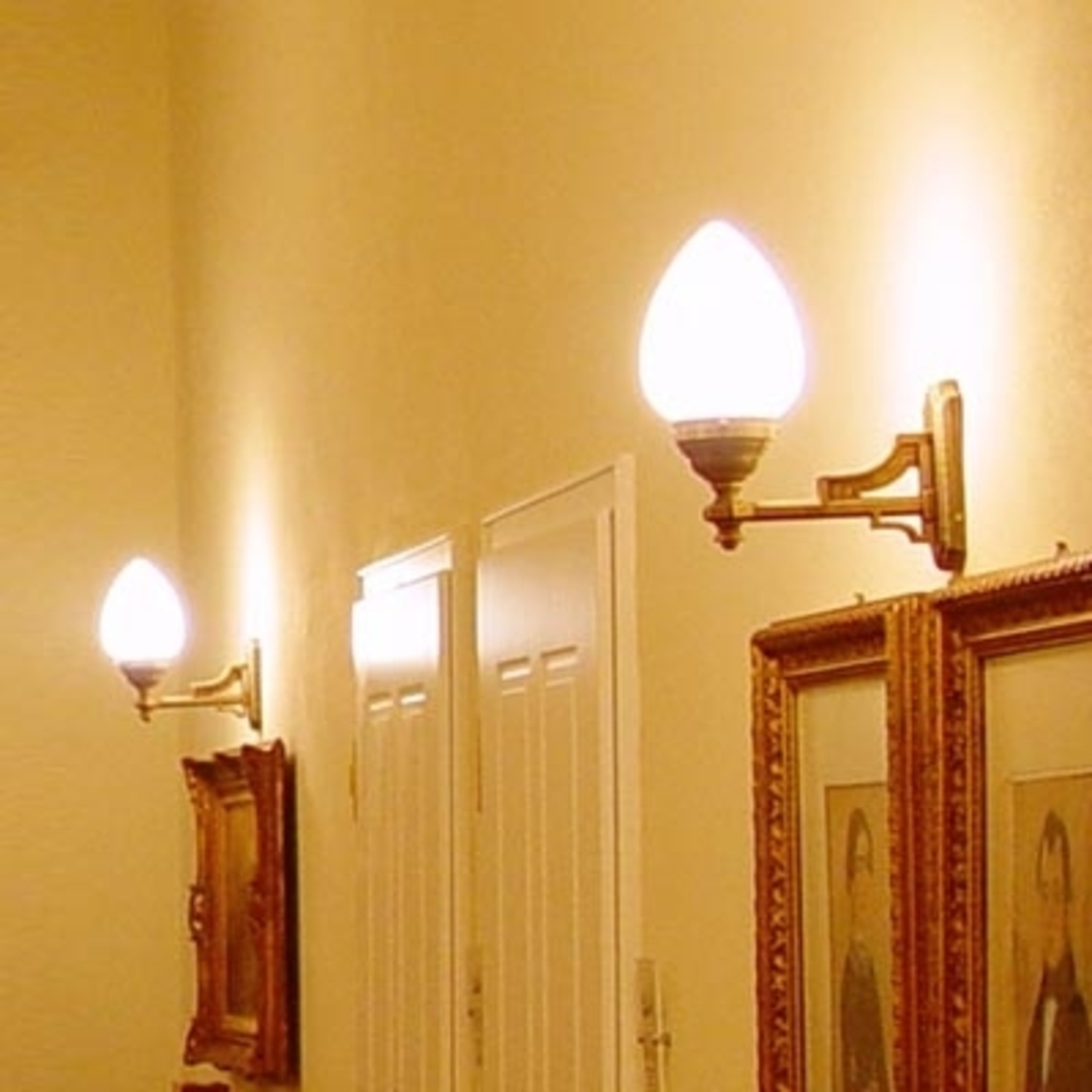 Velence - fali lámpa sárgarézből