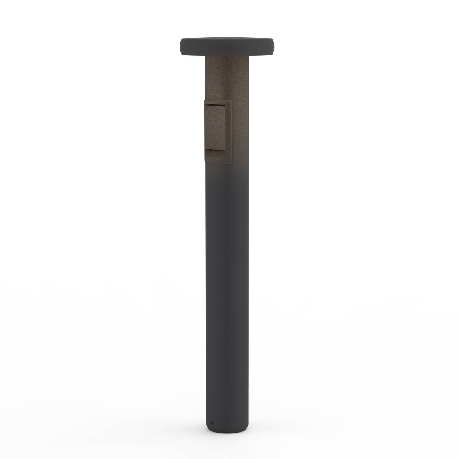 LED-Wegeleuchte CIRC, DALI, Steckdose, anthrazit, 82 cm IP65