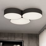 EGLO connect plafón LED inteligente Barbano-Z, negro