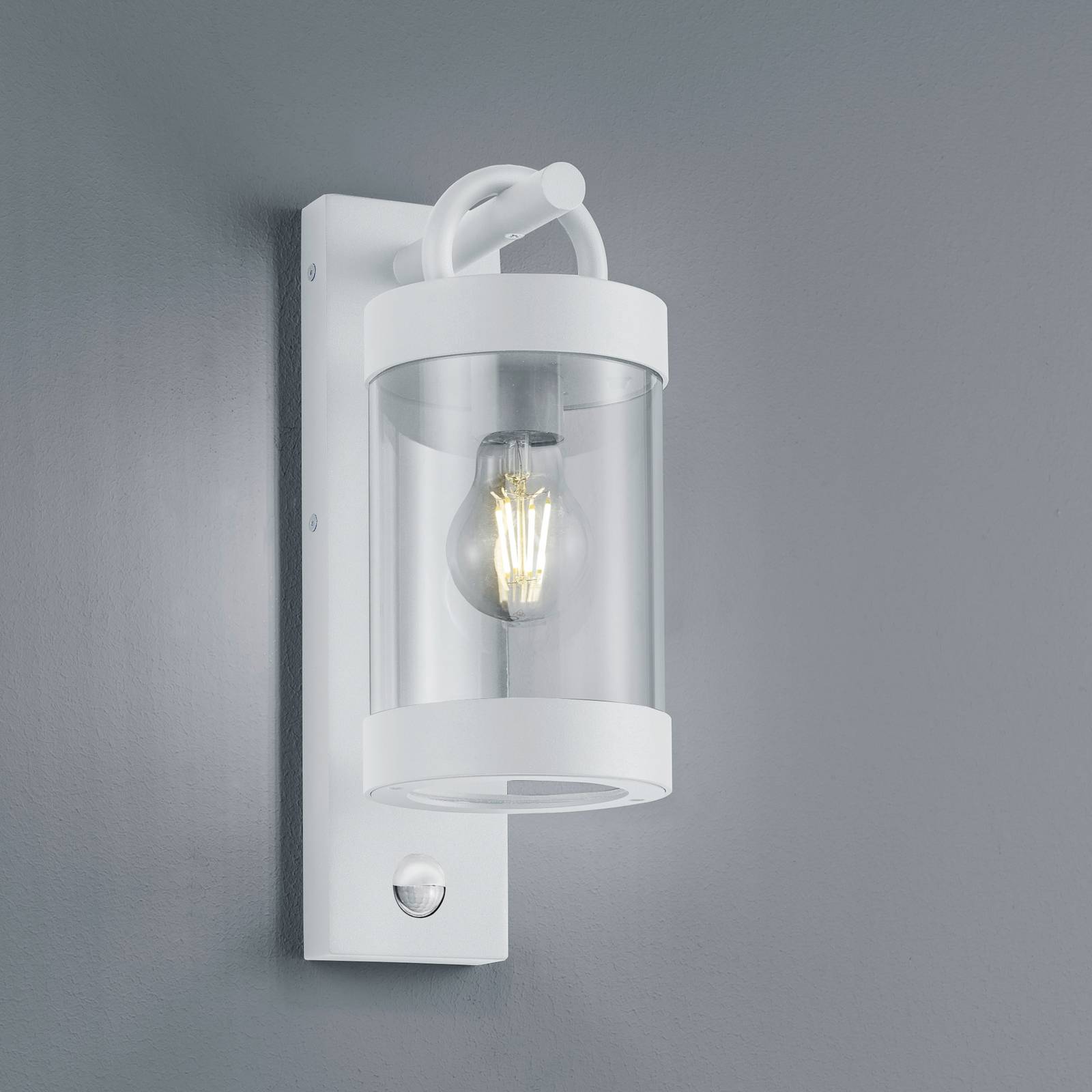 Trio Lighting Applique d’extérieur Sambesi à détecteur blanc