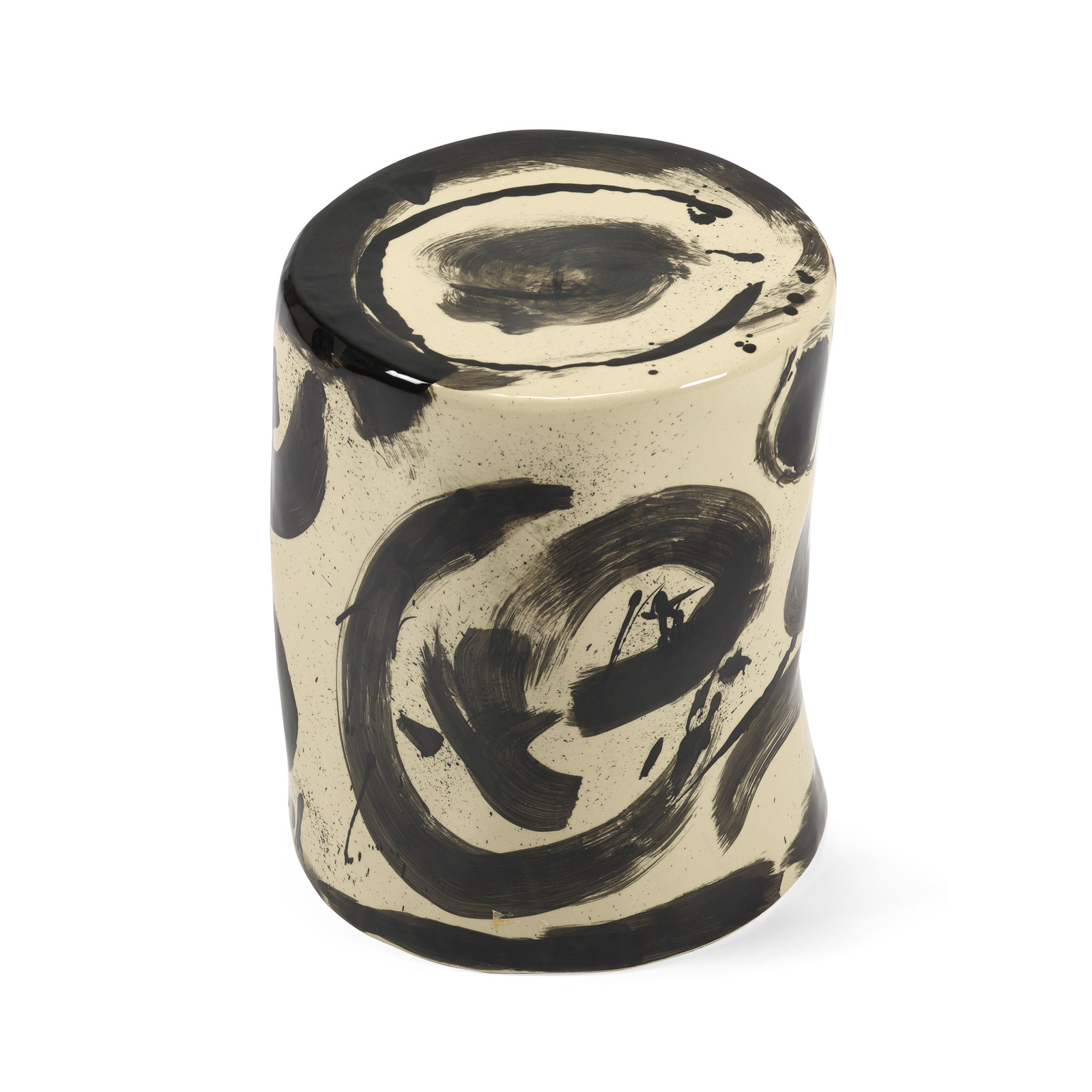 06 BLACK SOPHIA PAWN sidebord, keramik, højde 34 cm – Serax