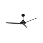 Ventilador de teto LED Brisa Mini preto/madeira silencioso - Mantra