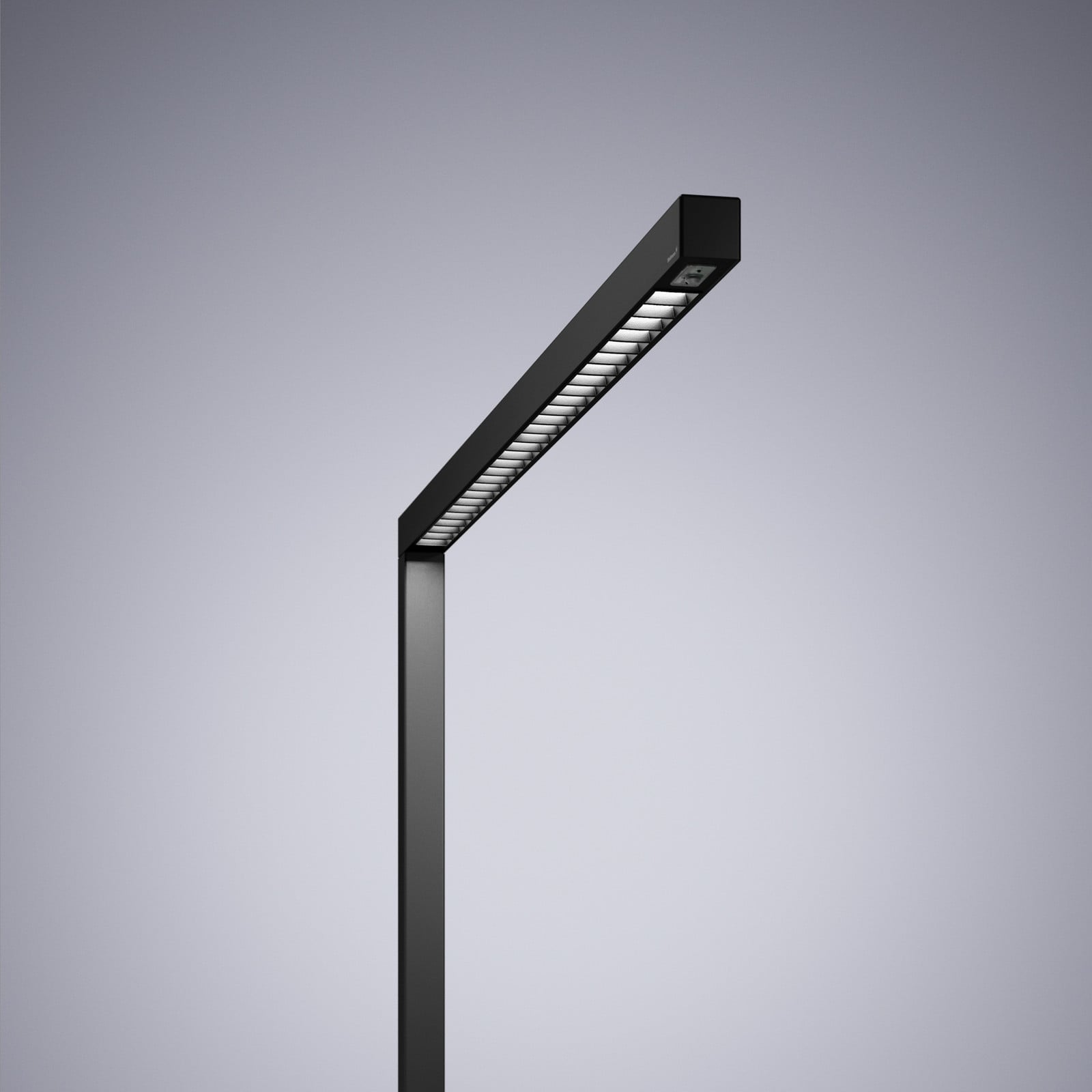 Waldmann Lampadar LED Straight.single negru 4000K inteligentă cu senzor - Studiu / Birou - Modern - Aluminiu