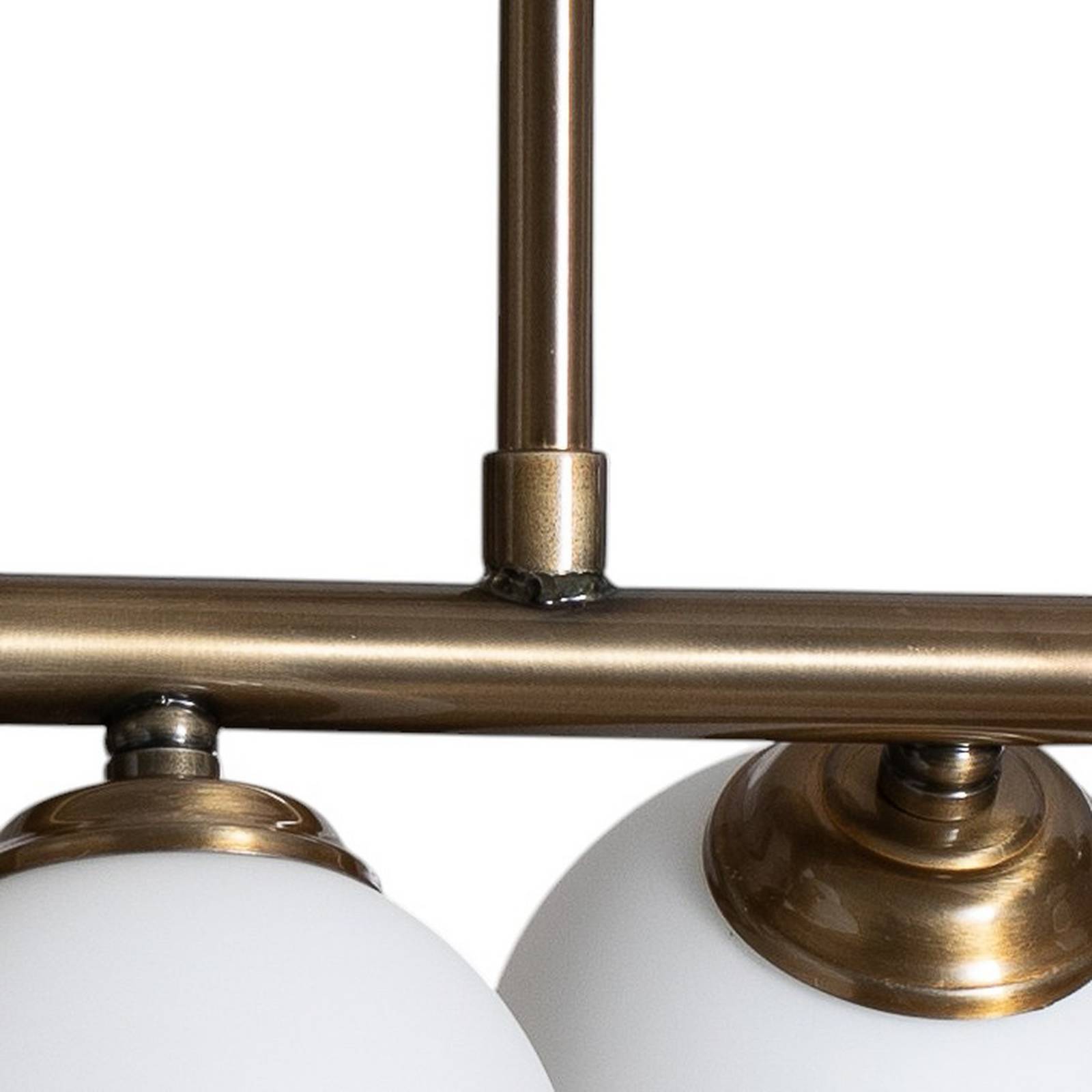 Jadore lampa wisząca mosiądz metal/szkło 102 cm 10-punktowa.