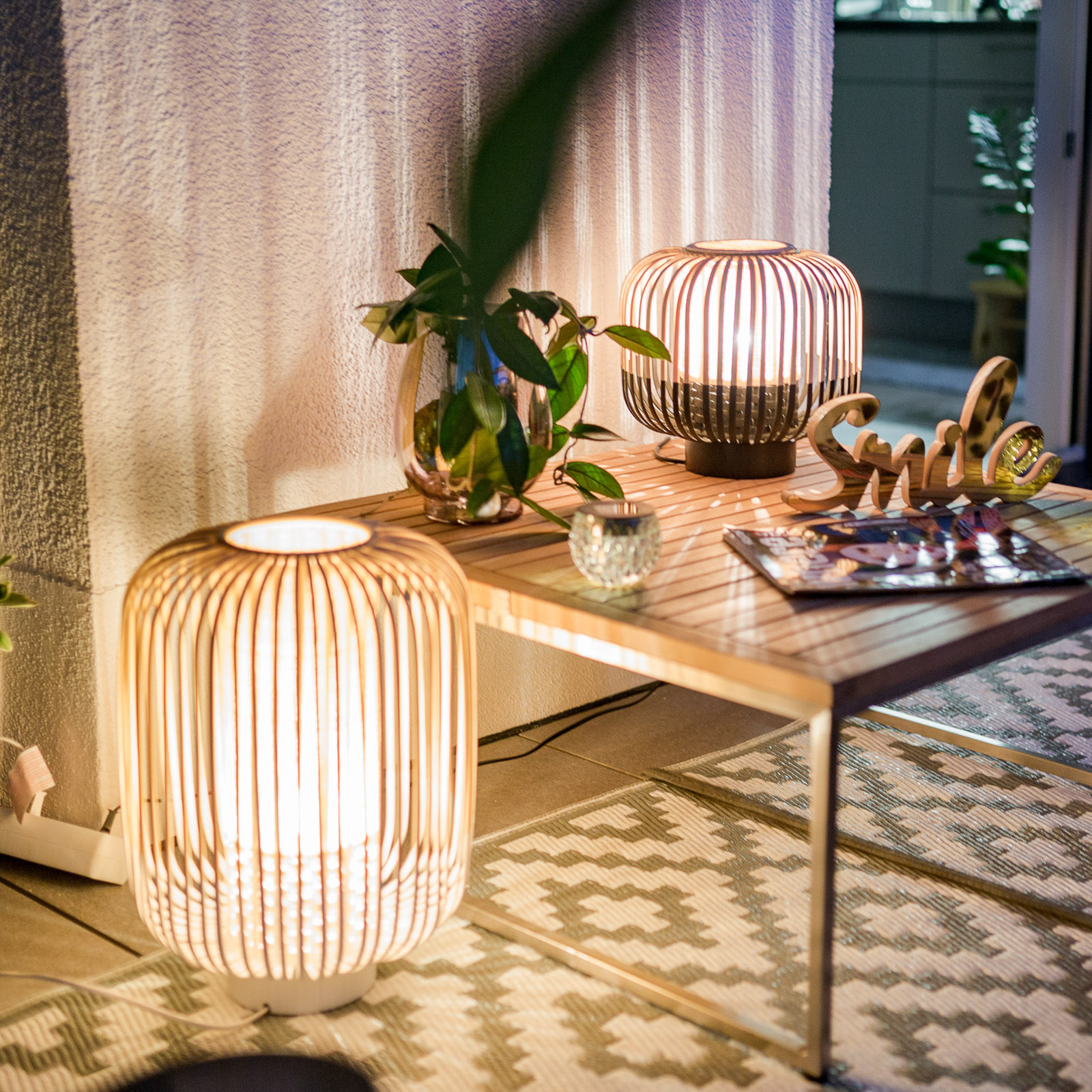 Forestier Bamboo Light Tischlampe aus Bambus kaufen Lampenwelt.ch