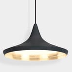 Suspension LED Beat Wide, noir, Ø 36 cm - Tom Dixon