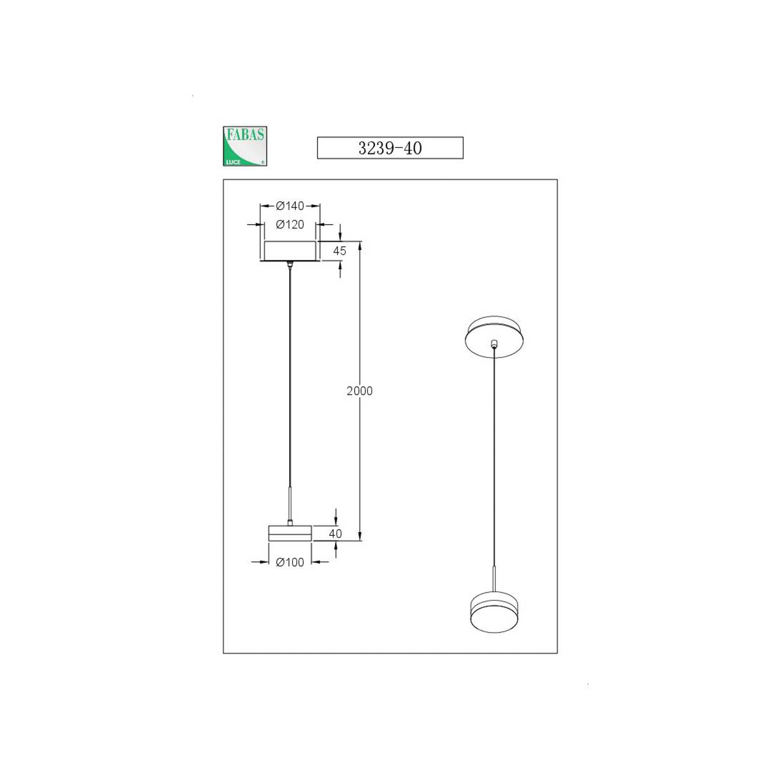 Lampa wisząca LED Dunk mosiądz 1-punktowa 3000 K metal