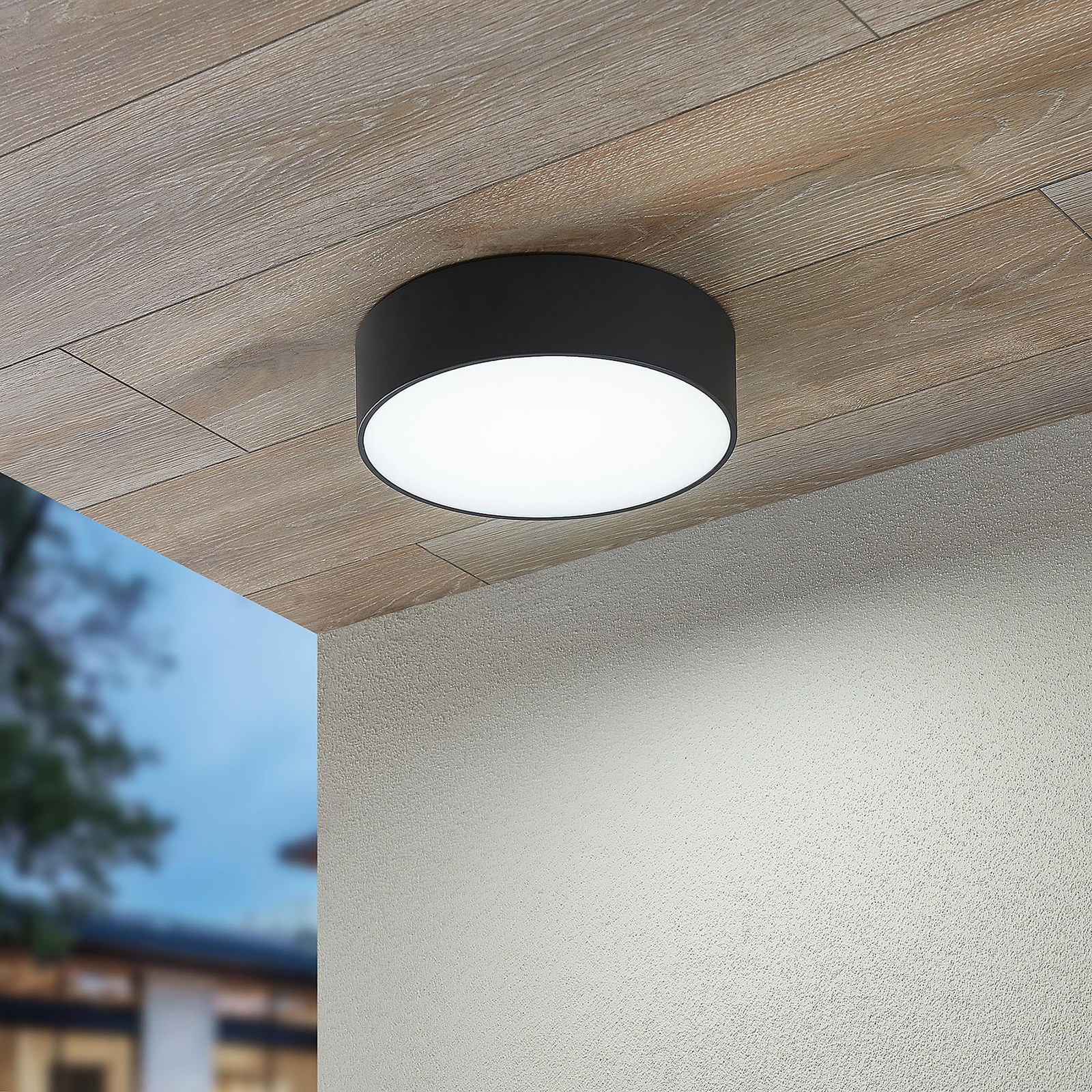 Arcchio Dakari plafón LED para exterior, smart