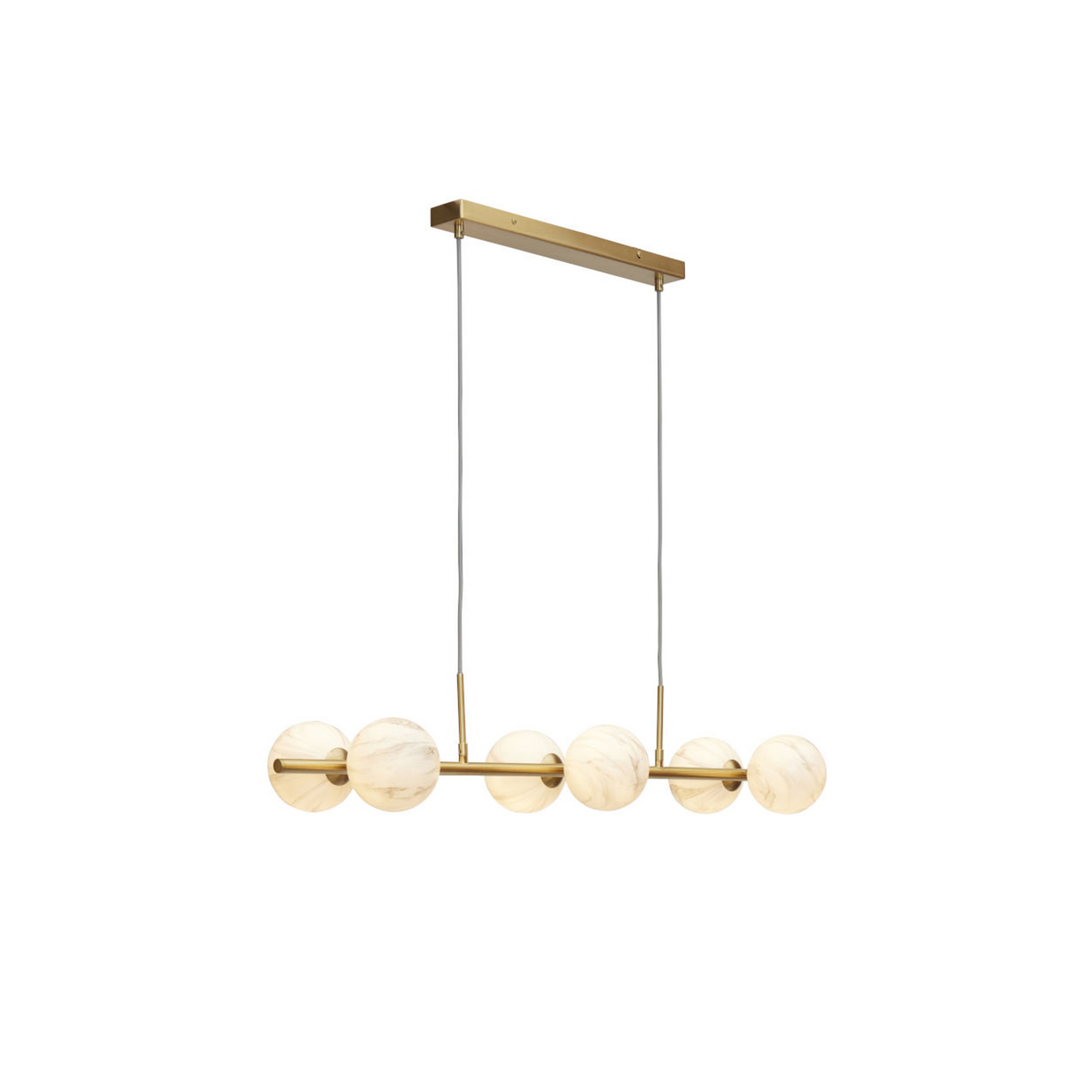 IT'S ABOUT ROMI Carrara κρεμαστό φωτιστικό 6-φωτο μακρόστενο