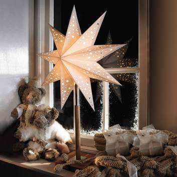 Beautiful star Solvalla as table light, 45 x 64 cm