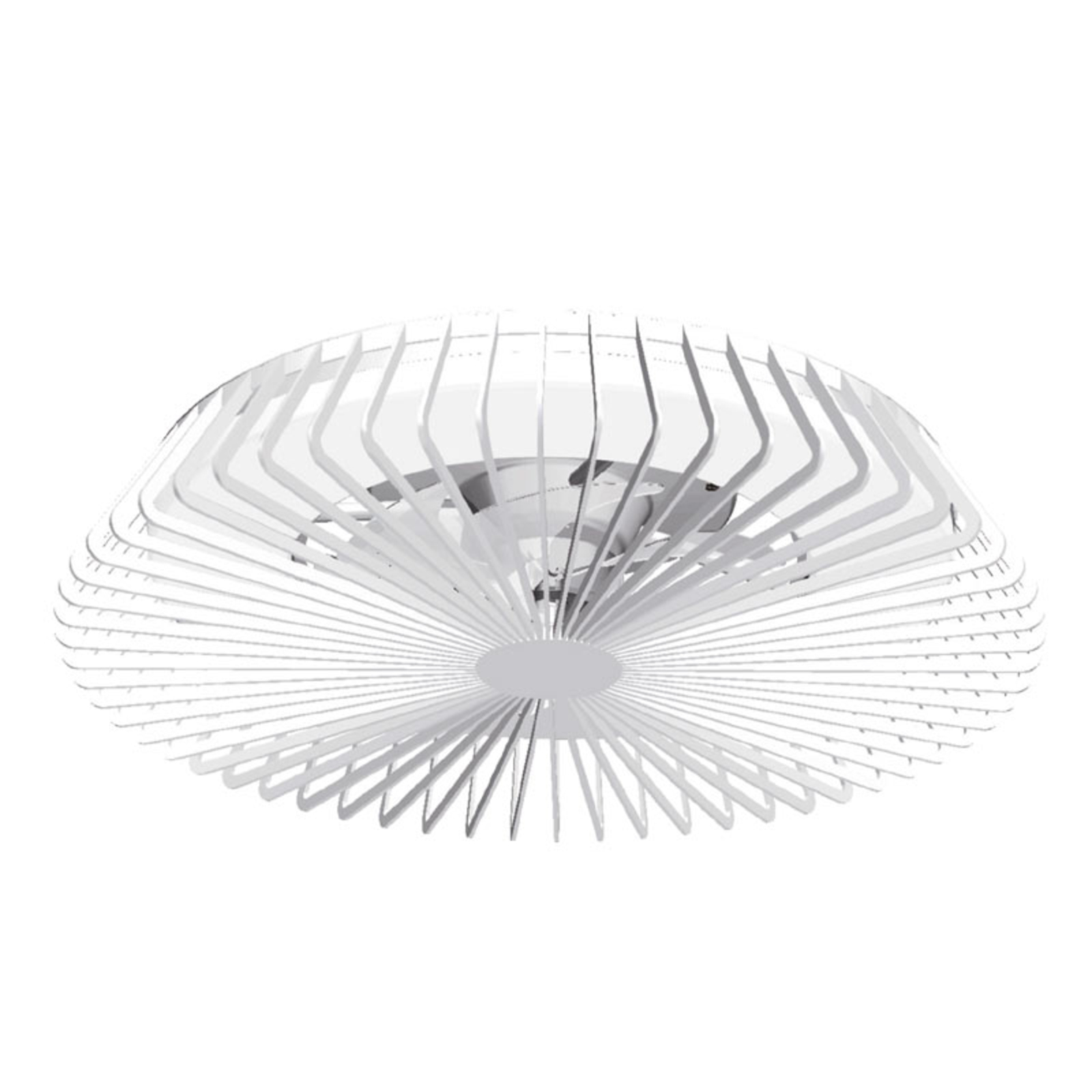 Himalaya LED griestu ventilators, lietotne, tālvadības pults