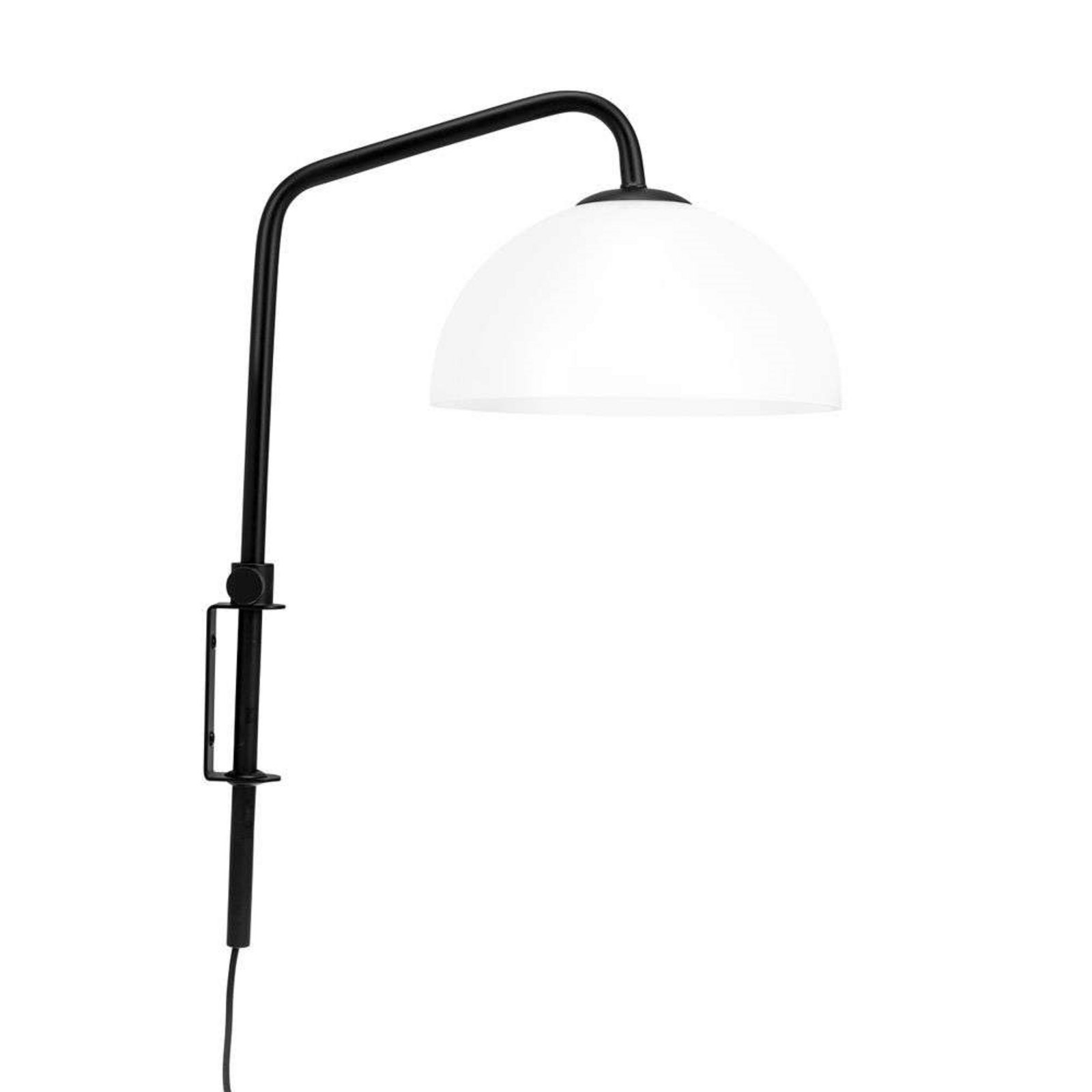 Jazz Vägglampa Opal/Black - DybergLarsen