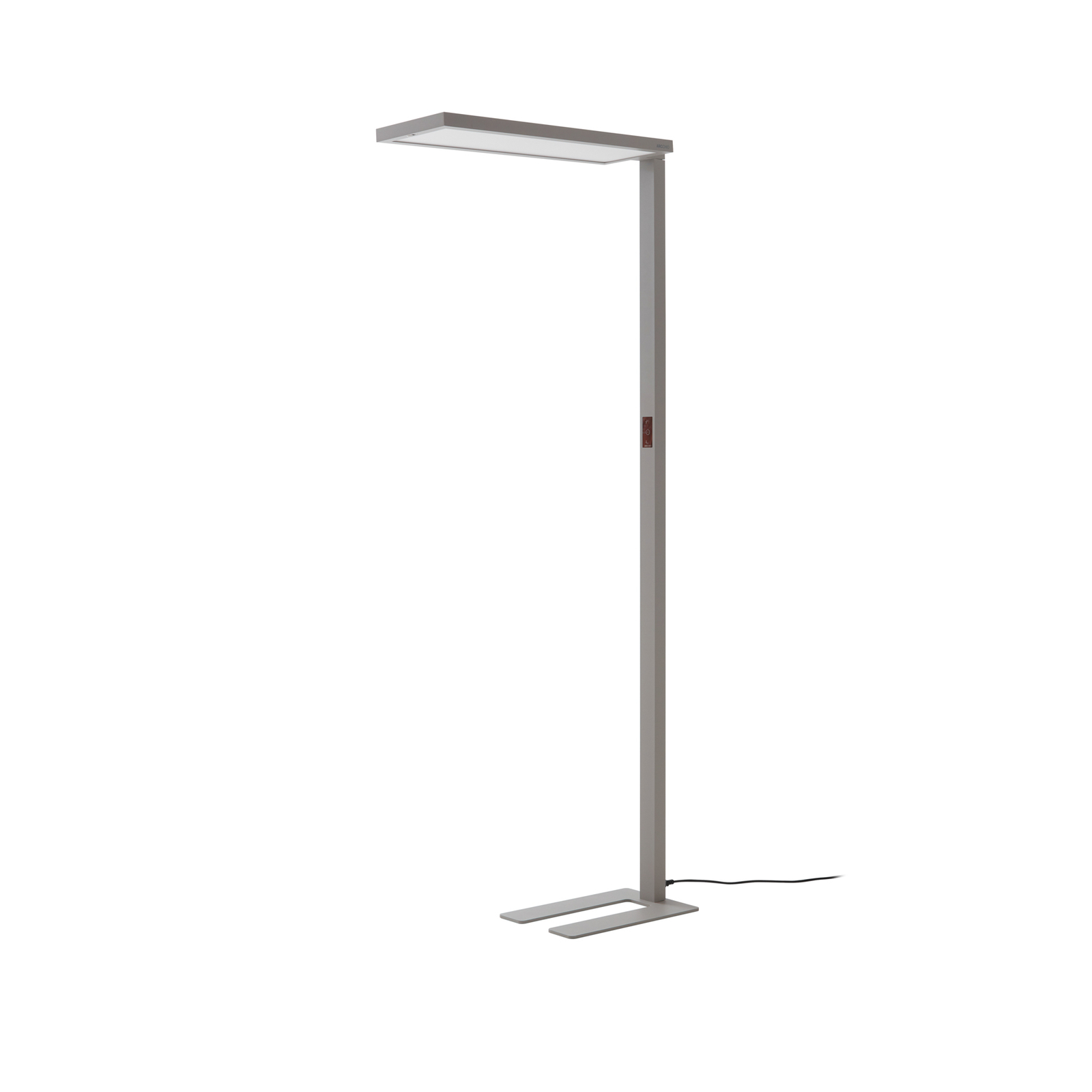 Arcchio Finix LED-Stehleuchte silber 100W dimmbar