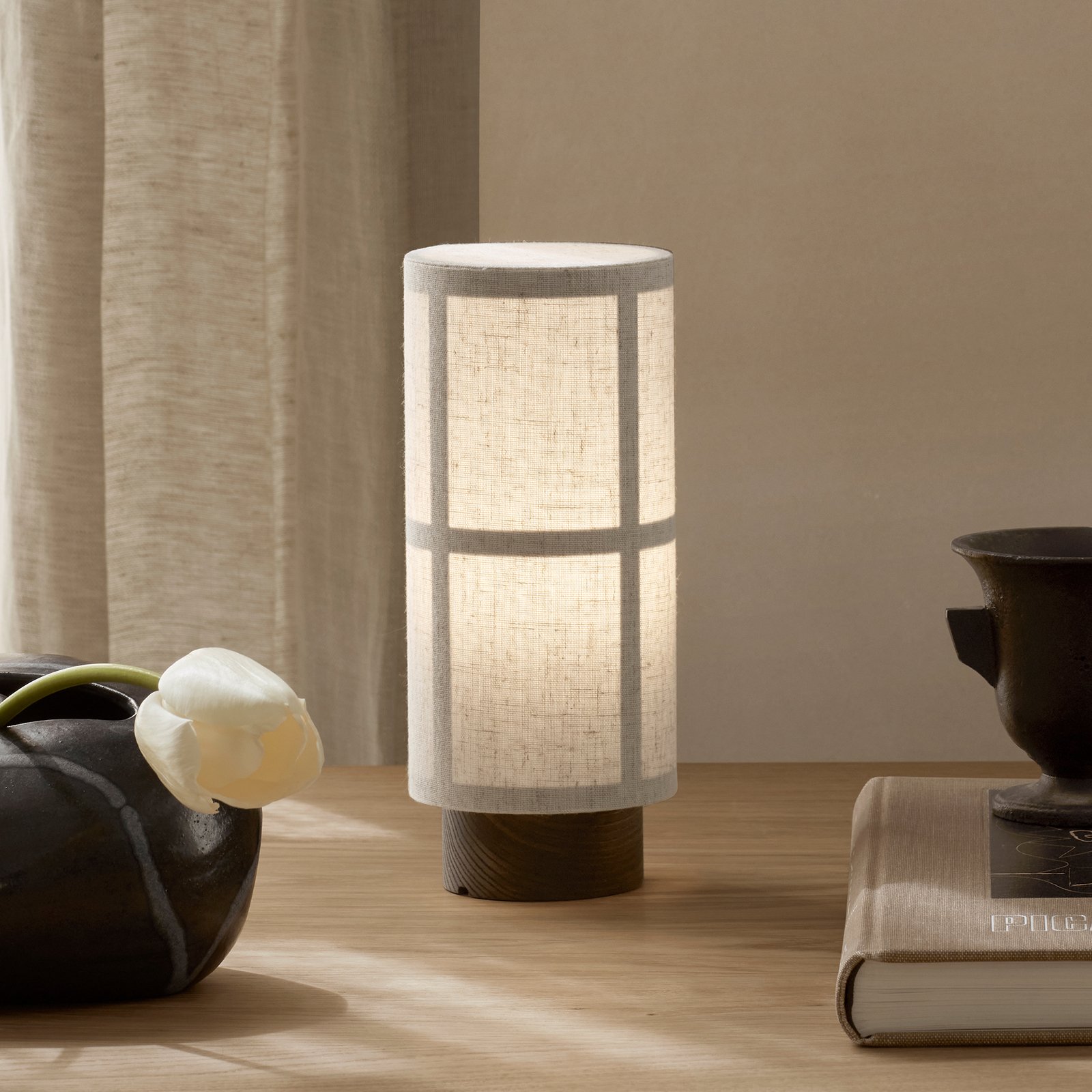 Hashira Portable Taffellamp Raw - Audo Copenhagen
