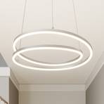 Lindby Davian LED függő lámpa, dimmelhető, nikkel