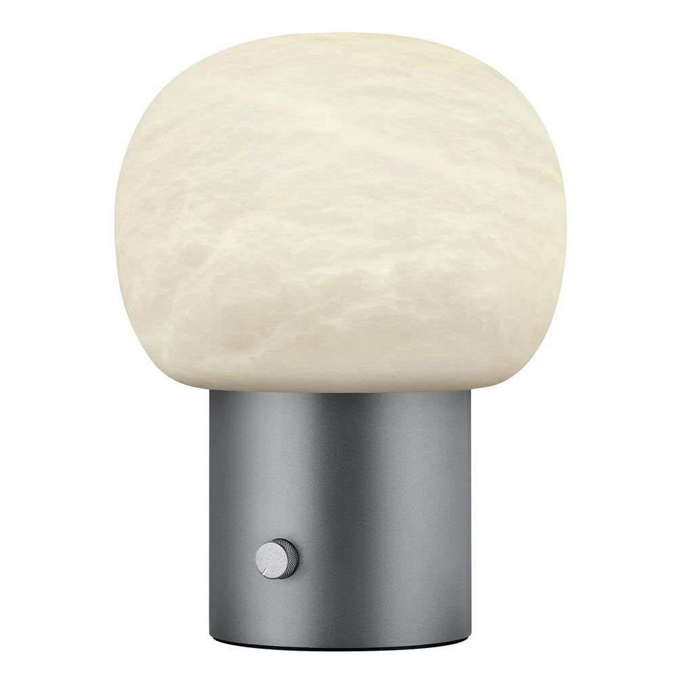 Blomus Iris LED Bordslampa Alabaster Gunmetal, grå från Blomus
