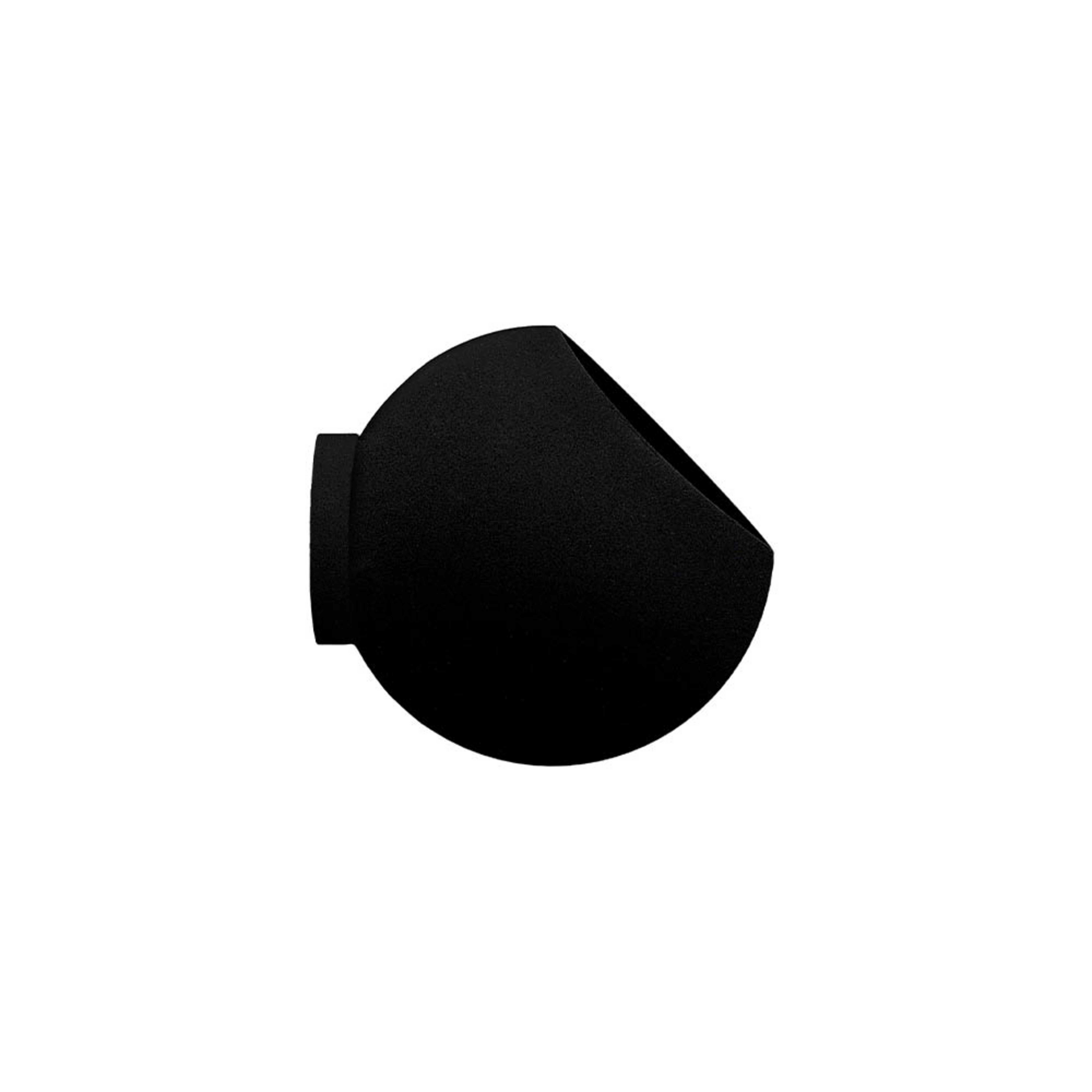 Pot de fleurs Globe Wall Ø17xH15,4 Noir - AYTM