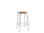 High Dot™ Counter Stool 4-legs Walnut Veneer - Fritz Hansen