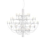 FLOS 2097/50 LED-Kronleuchter, gefrostete Lampen