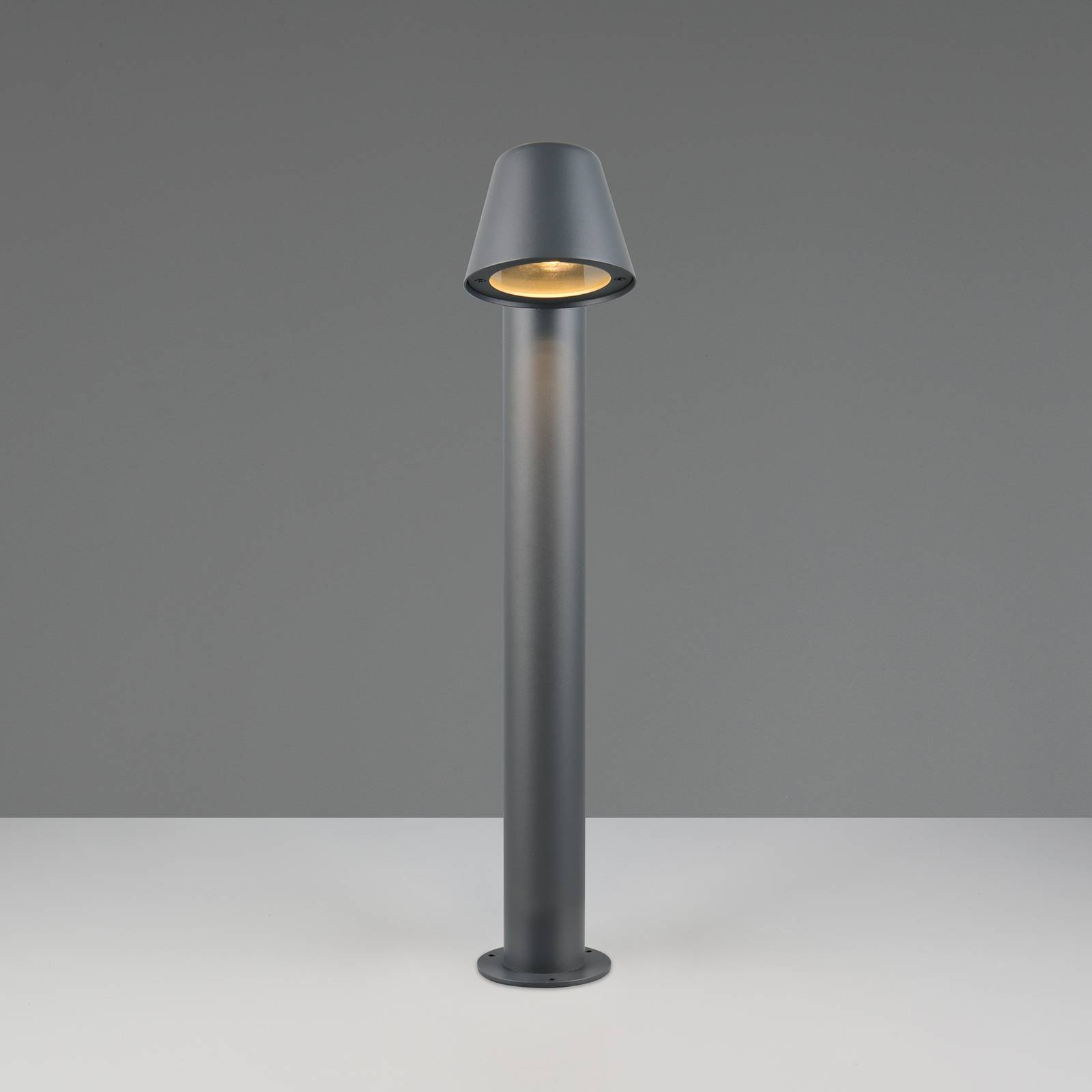 Trio Lighting Sokkellamp Beni, matzwart, hoogte 60 cm, metaal