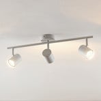 ELC Tomoki taklampe, hvit, 3 lyskilder