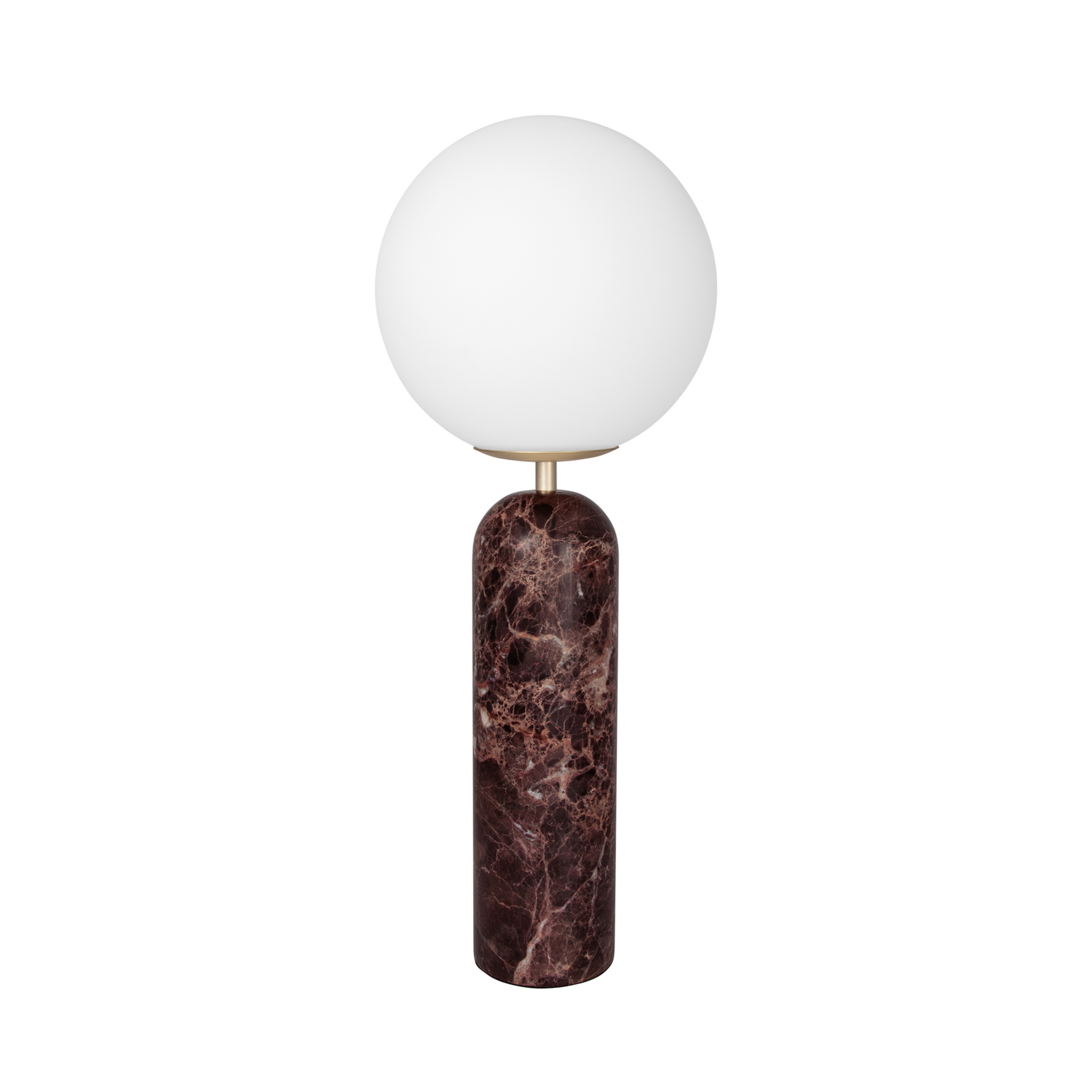 Lampe de table Torrano rouge, hauteur 53 cm, marbre - Globen Lighting