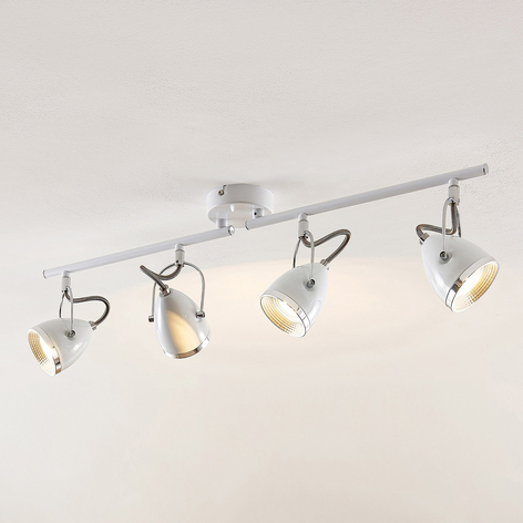 Lindby Jadon LED-loftspot, hvid, 4 lyskilder