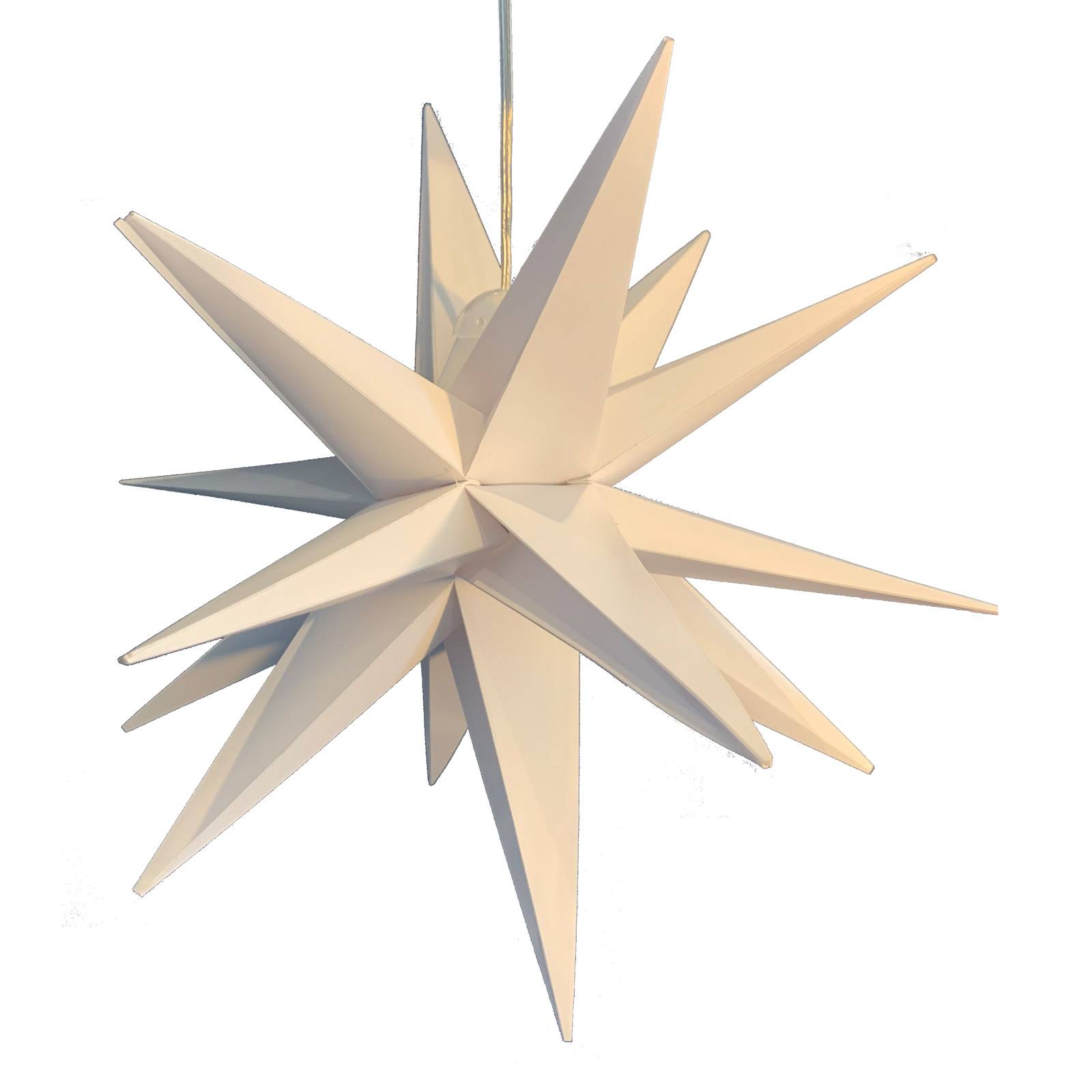 LED-Deko-Stern, 18-Zacker, Ø 25 cm, weiß