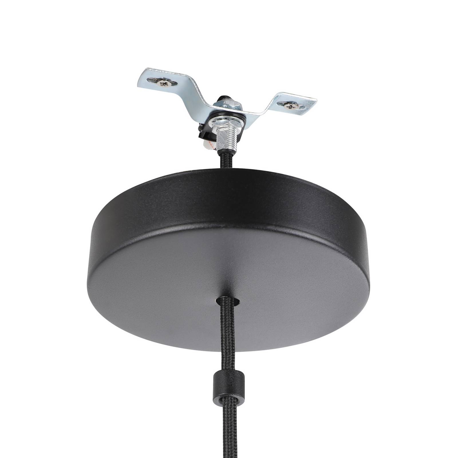 Lampa wisząca Hykeham, Ø 38 cm, naturalny, bambus