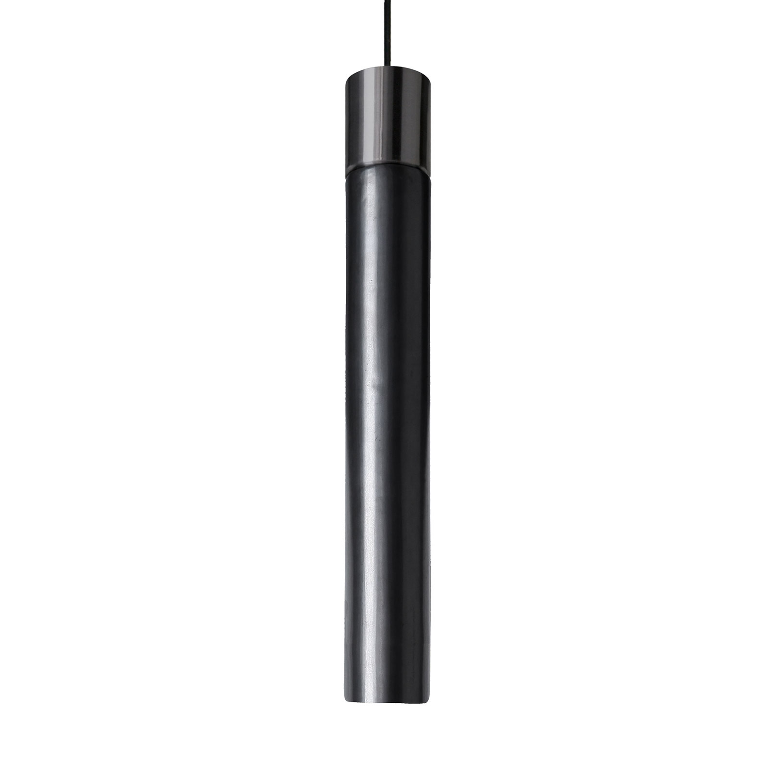 Kundalini Minimal LED-Hängelampe, schwarzer Nickel