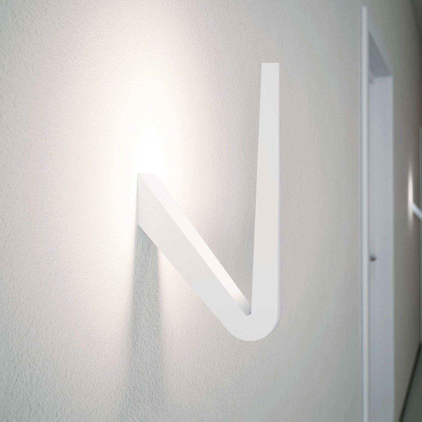 Tick W0 Aplique de Pared Matt White - Rotaliana