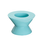 Portavelas doble azul, Ø 8 cm - Hübsch