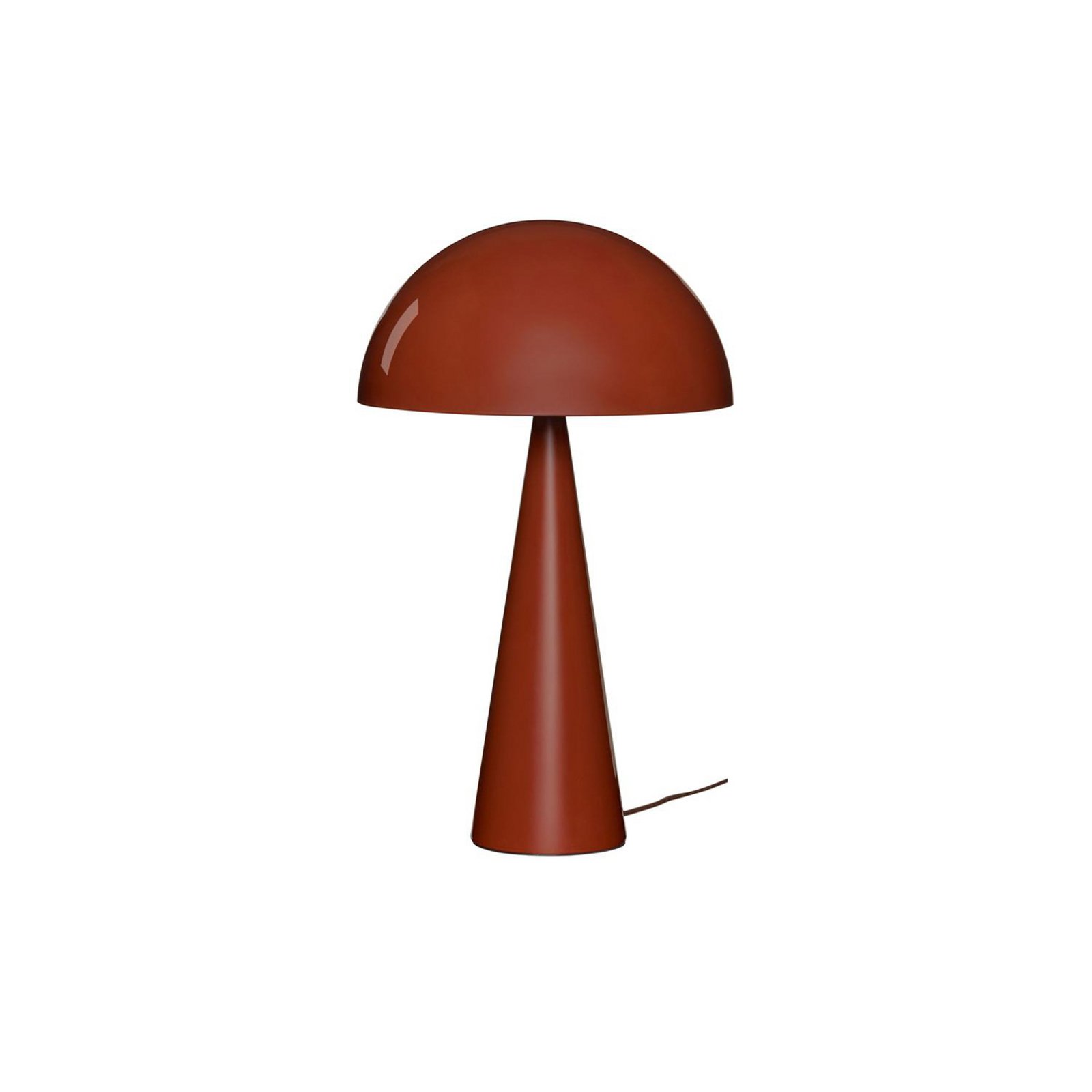 lampe de table Mush, marron, métal, hauteur 50 cm - HÜBSCH