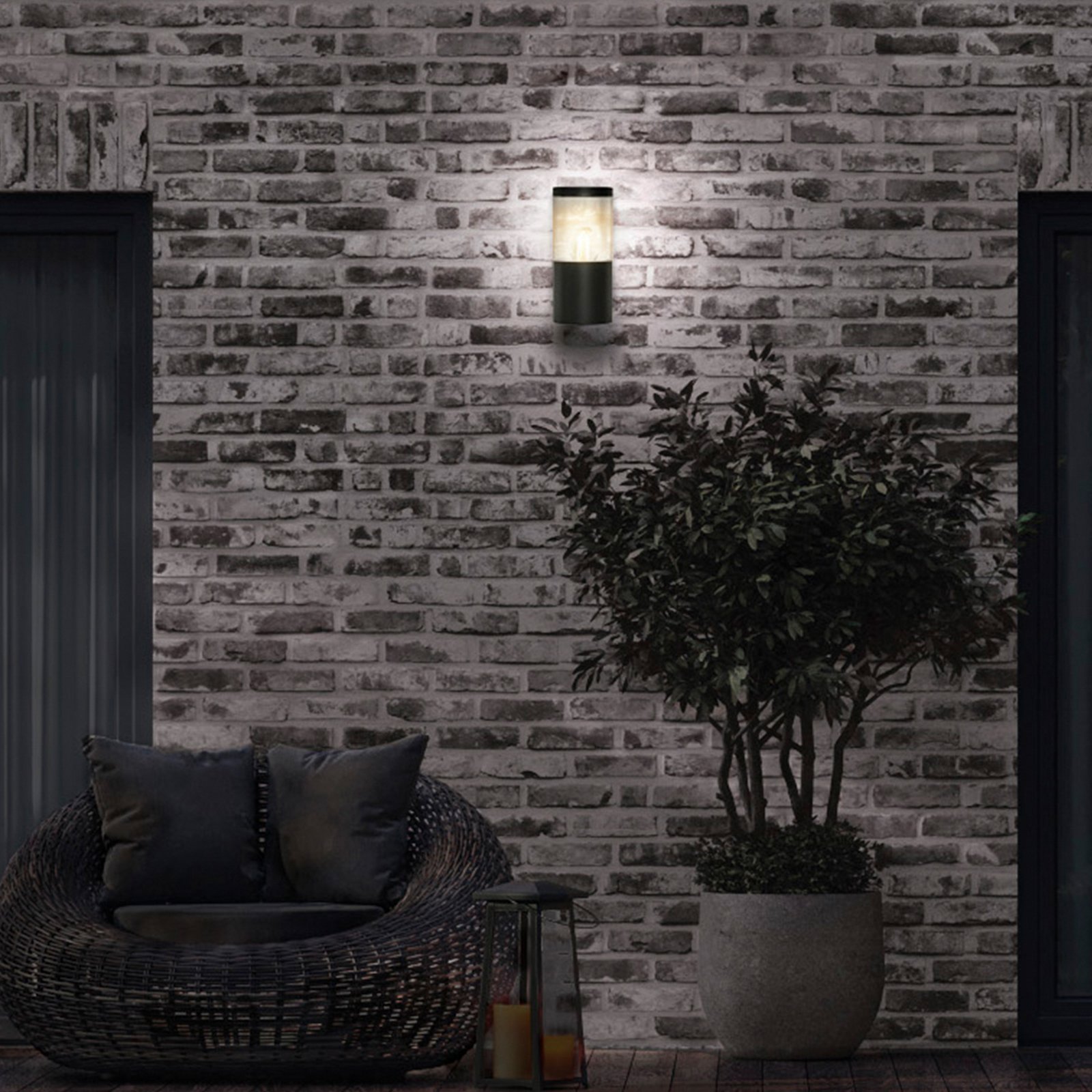 OSRAM buitenwandlamp ENDURA CLASSIC EBRO, roestvrij staal, IP44 OSRAM buitenwandlamp ENDURA CLASSIC EBRO, roestvrij staal, IP44