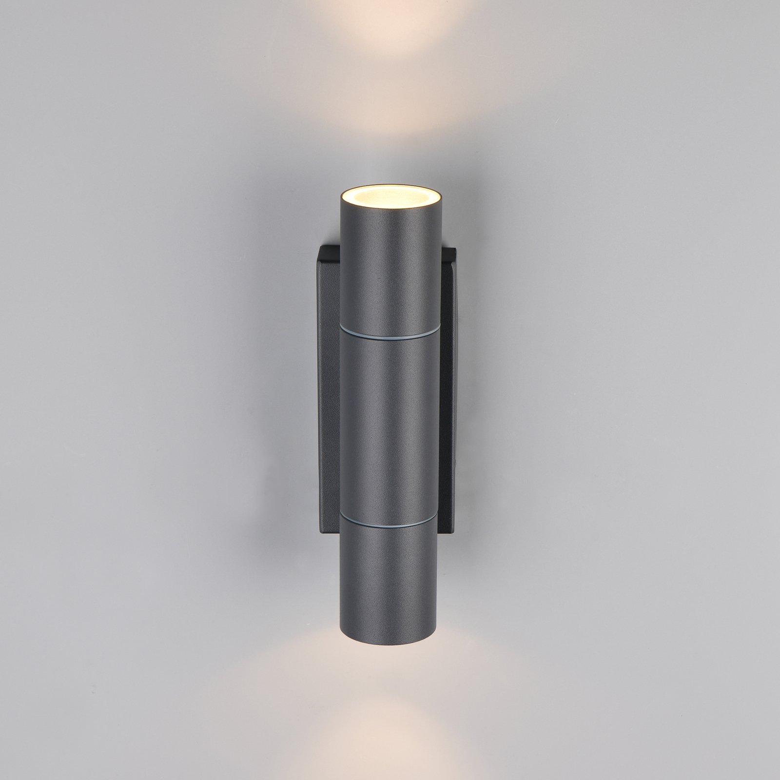 Āra sienas lampa Yamuna, antracīta krāsā, augstums 23 cm, metāls, IP65