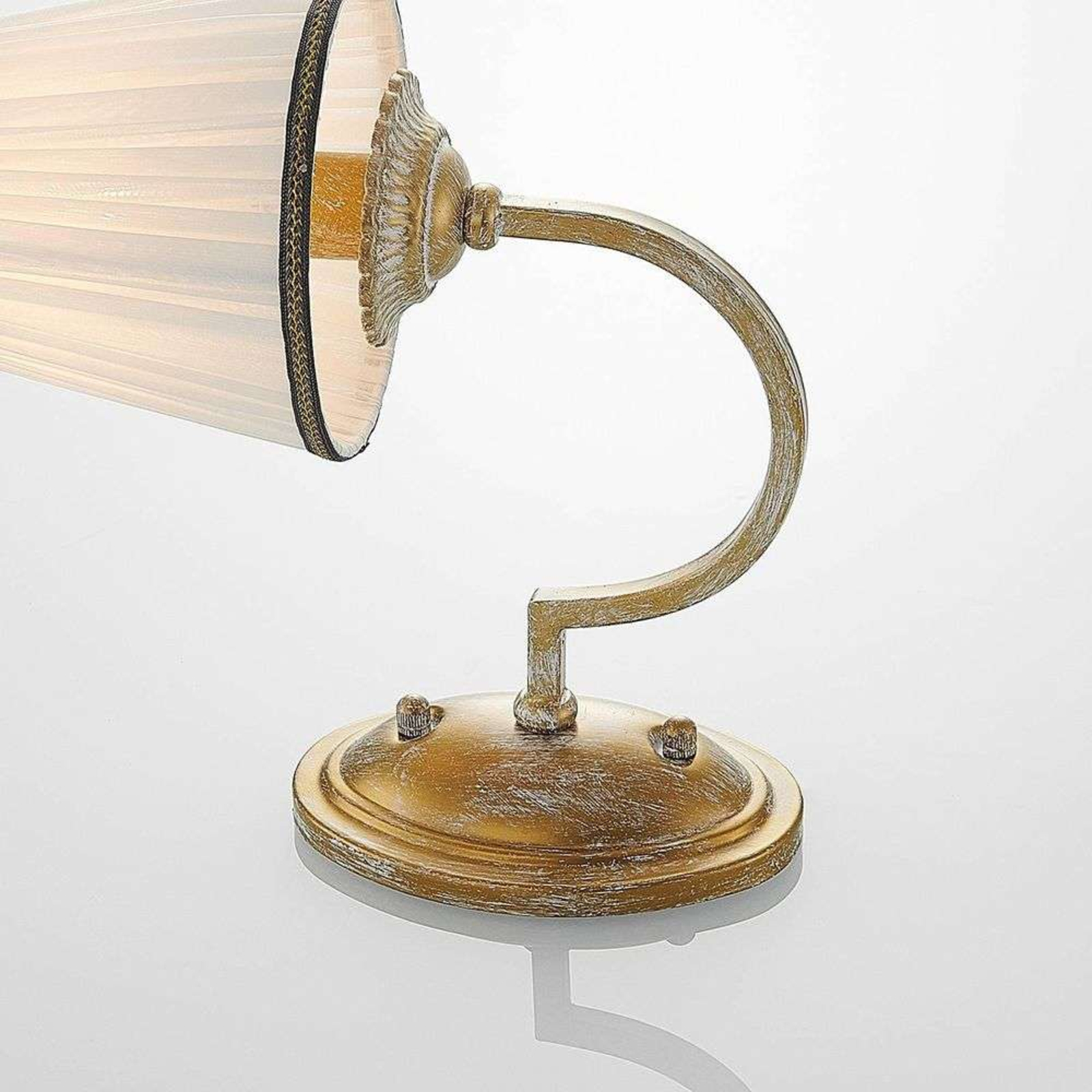 Lumiel Aplică de Perete Antique Brass/Cream - Lindby