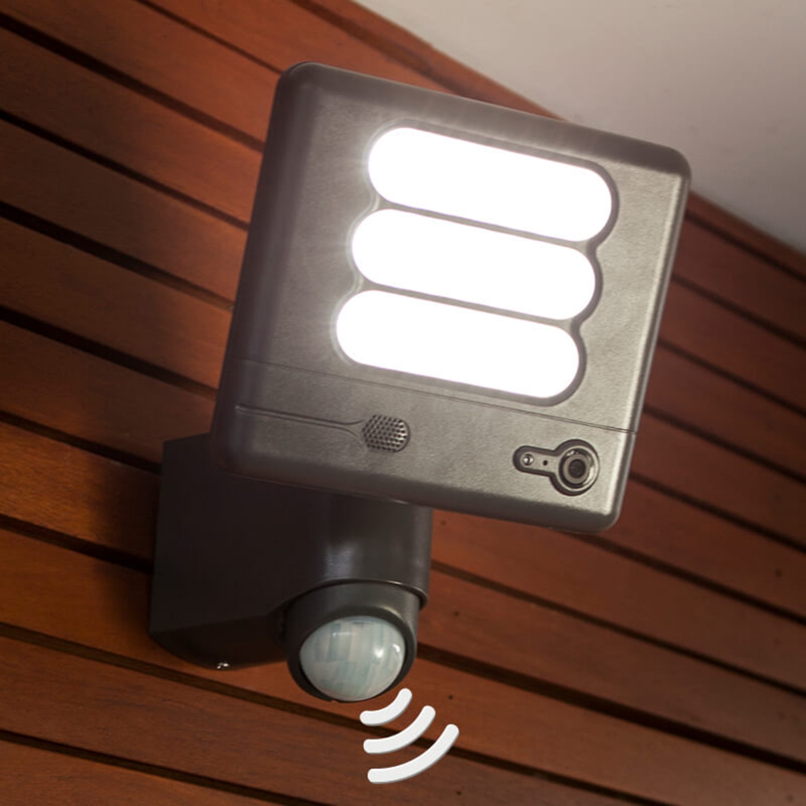 Secury'Light Esa LED-Wandleuchte mit Kamera