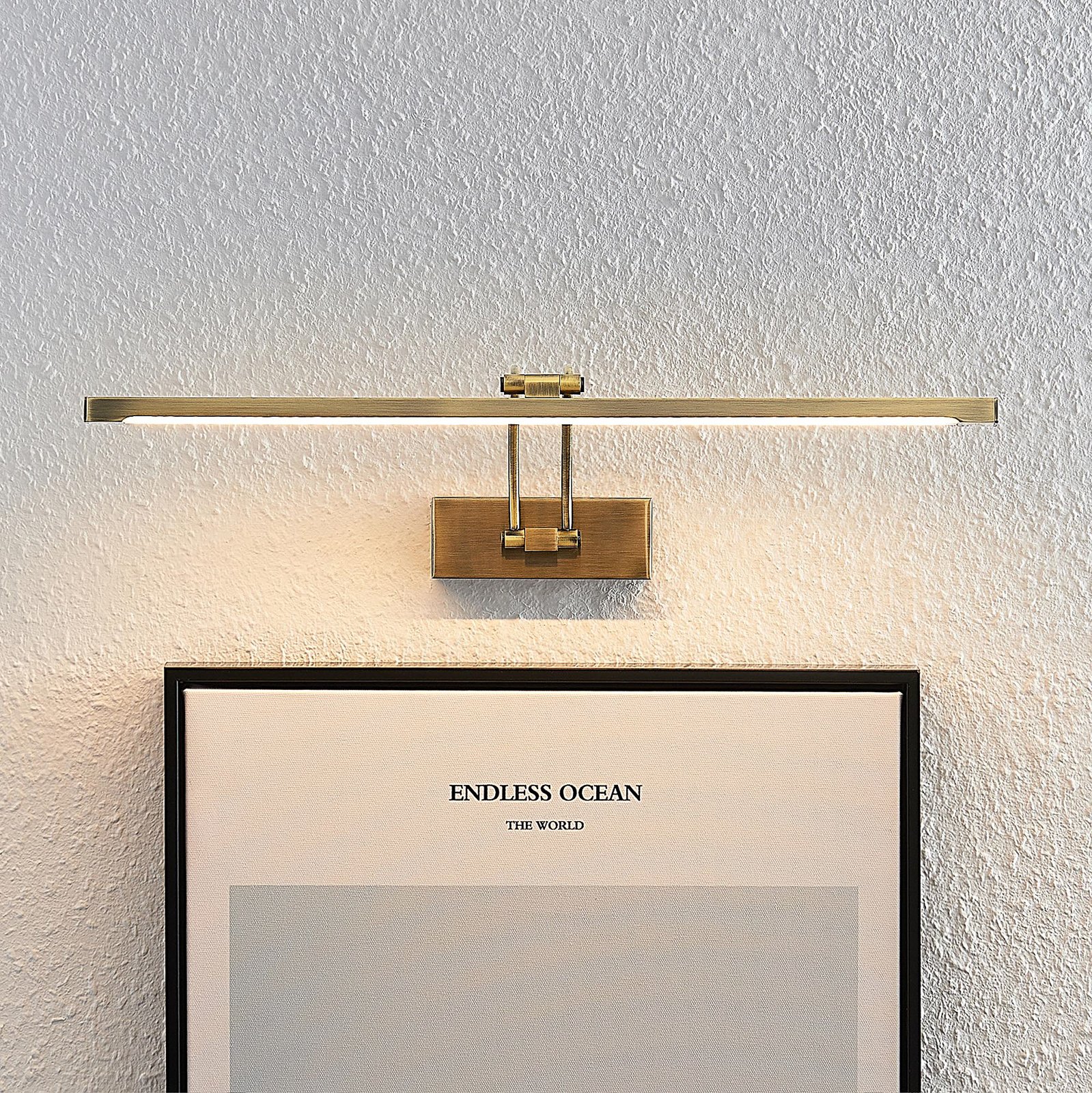 Felena LED Wandleuchte Antique Brass - Lucande