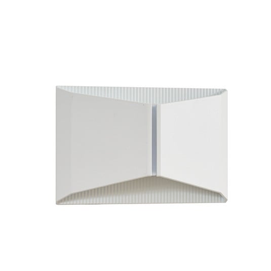Candeeiro de parede exterior LED Anlira, up & down, branca, IP65 - Lindby