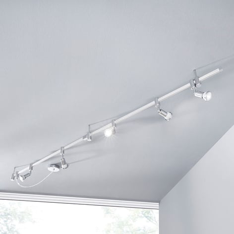 Dimbar LED-skinnespot Marwa, 5 lyskilder