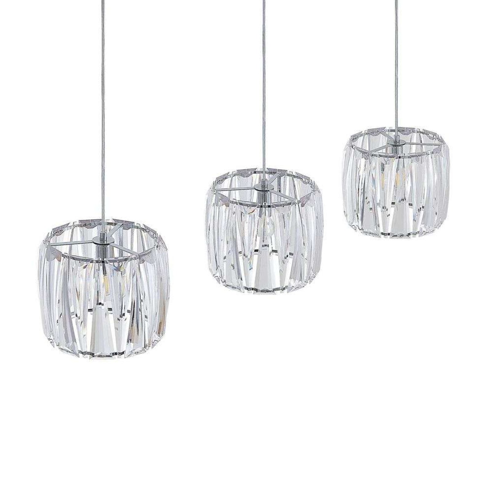 Sofia Lustră Pendul Transparent/Chrome - Lindby