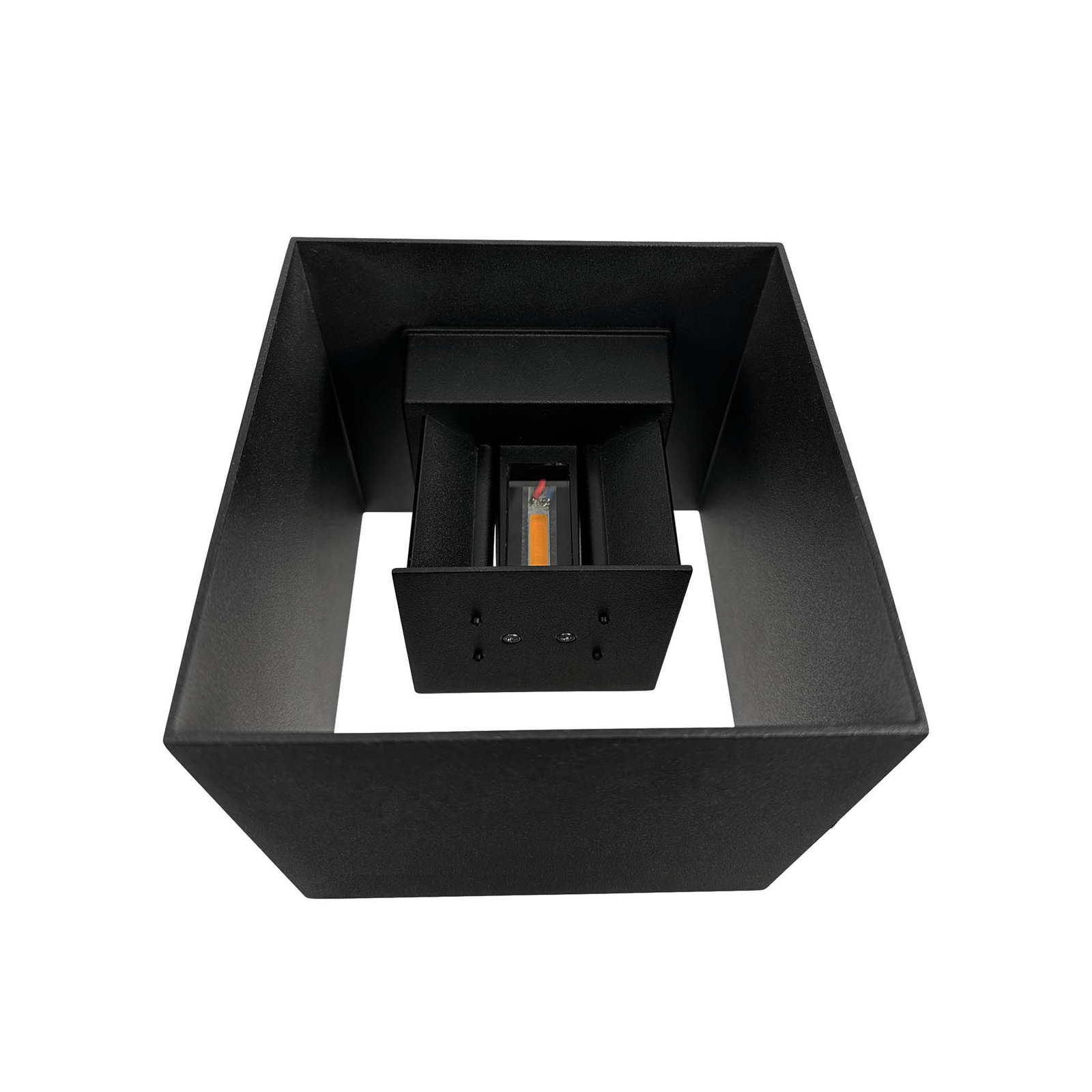 Venus LED Extérieur Applique Murale 15x15 Noir - DybergLarsen