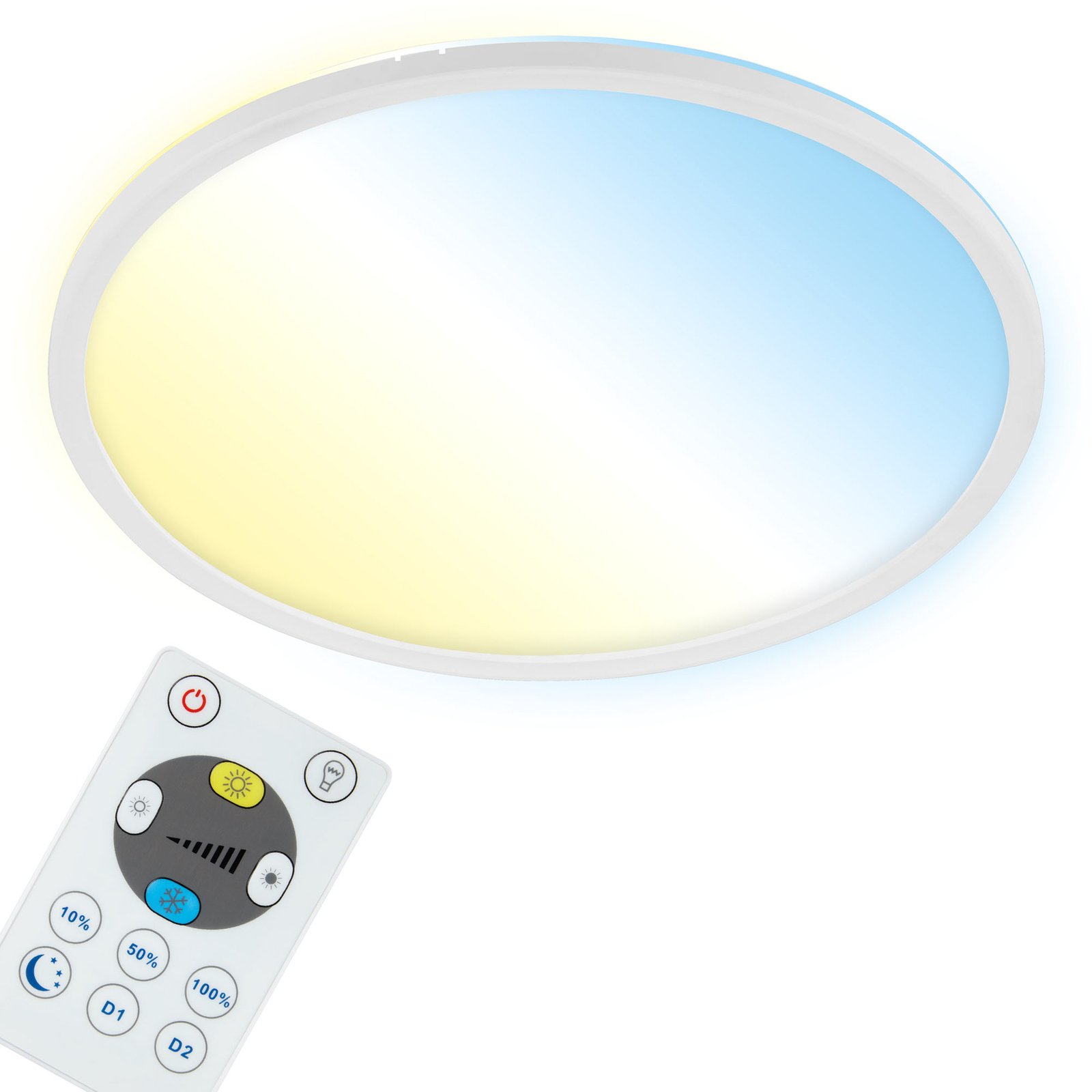 Lámpara de techo LED Slim S atenuable CCT blanco Ø 29 cm