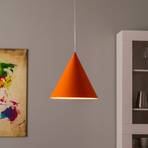 "Cono" pakabinamas šviestuvas, viena lemputė, Ø 32 cm, oranžinis