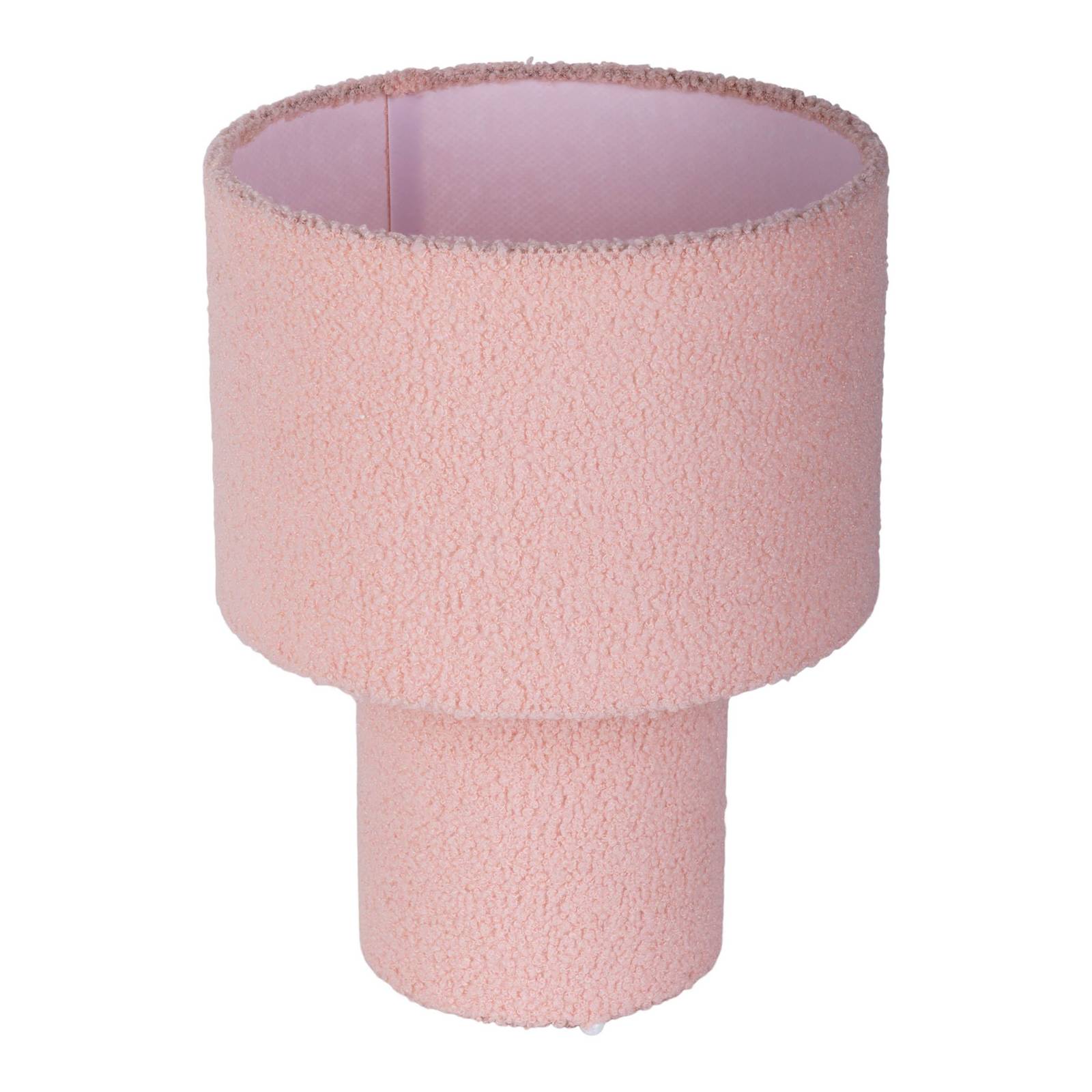 NÄVE Leuchten Tischleuchte FLUFFY; 23x23x23x31 cm (LxBxØxH); pink; Gestell pink