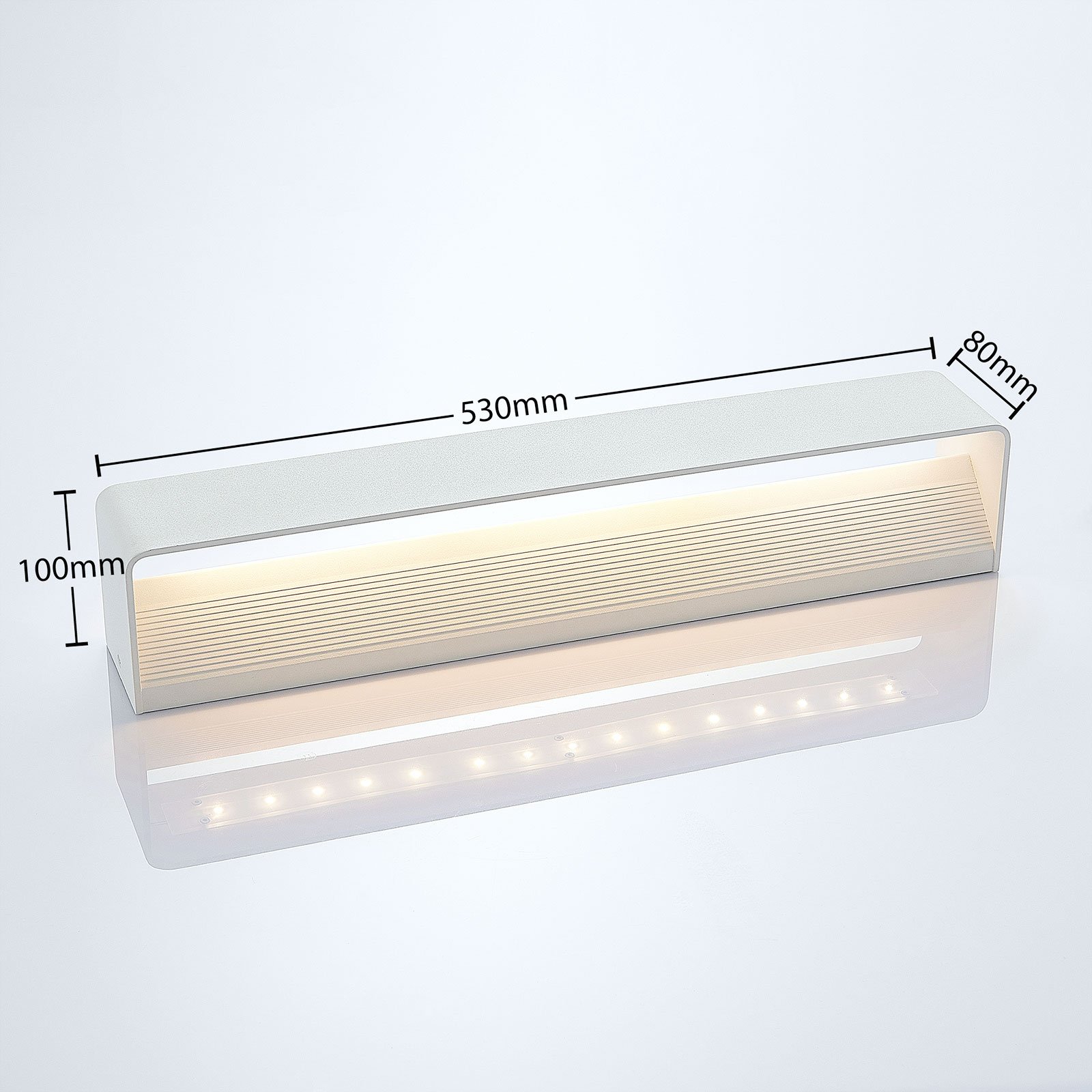 Lonisa LED Wall Lamp W53 White - Lindby