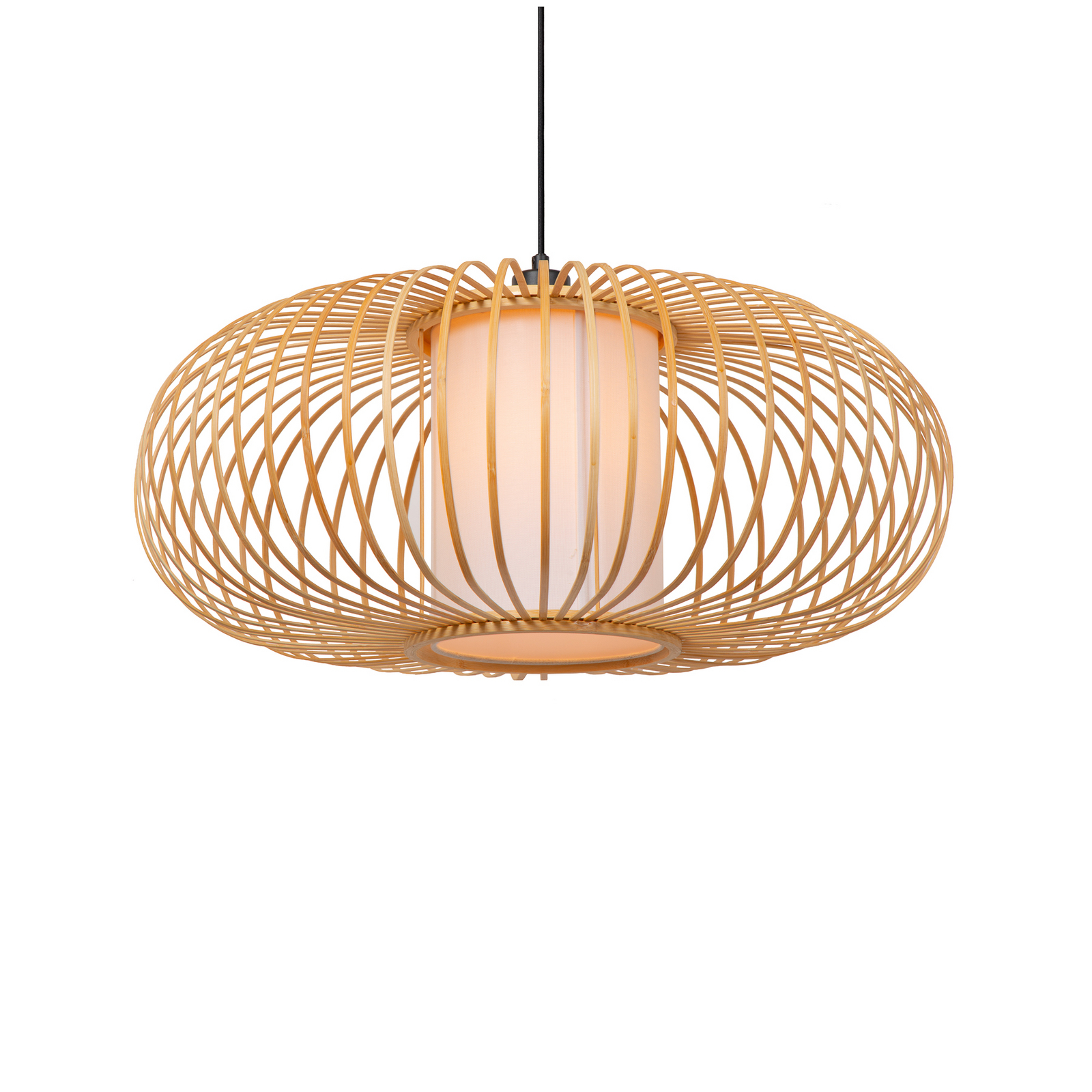Hängeleuchte THULINE, Bambus, 1-flammig, Ø 60 cm, E27 Hängeleuchte THULINE, Bambus, 1-flammig, Ø 60 cm, E27