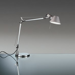 Artemide Tolomeo Mini Tischlampe alu mit Fuß
