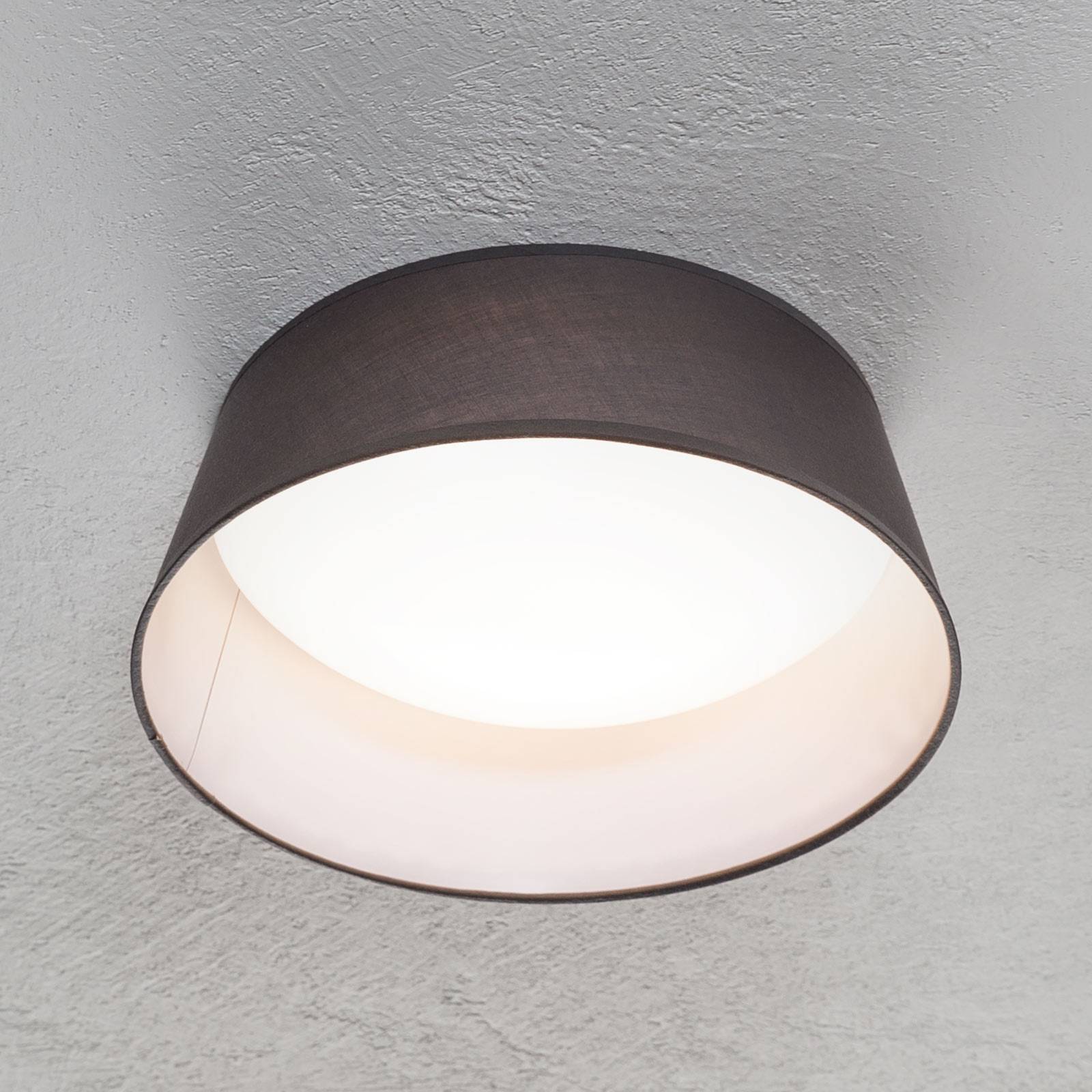 Lampa sufitowa LED Ponts z tekstylnym kloszem